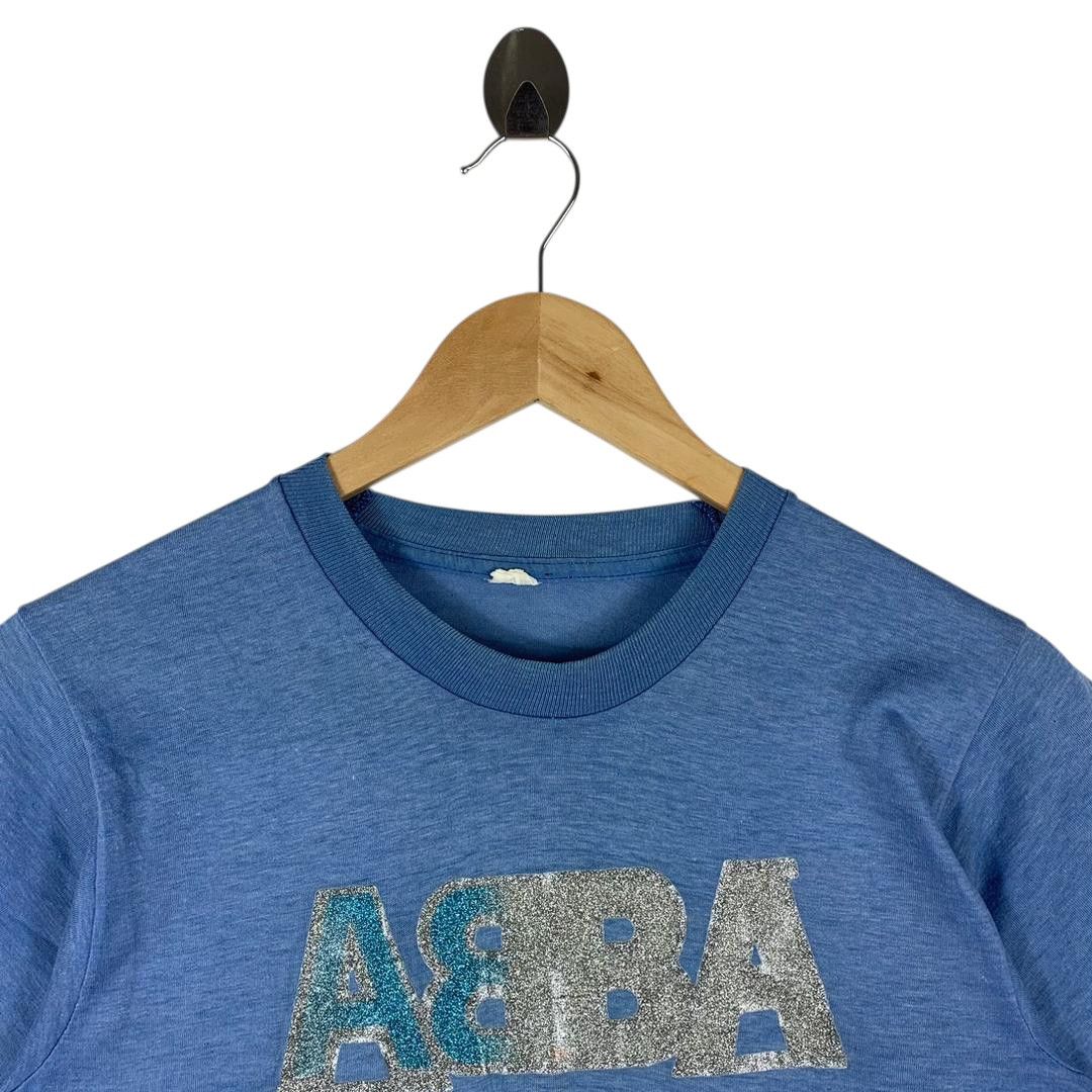Other Vintage 70s ABBA Glitter Logo Tee Size US XS / EU 42 / 0 - 2 Thumbnail