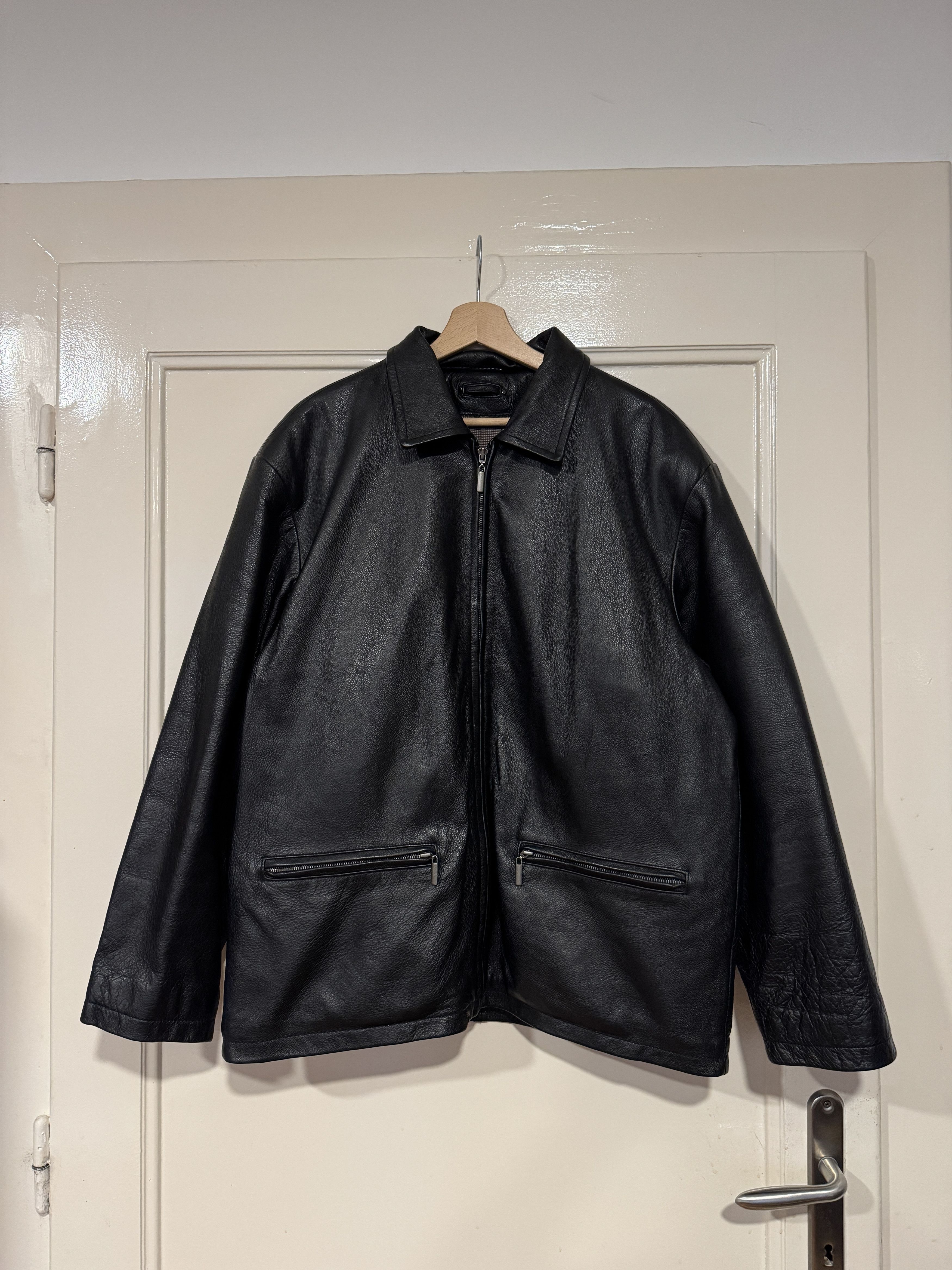 Vintage Leather jacket vintage black L Size US L / EU 52-54 / 3 - 1 Thumbnail