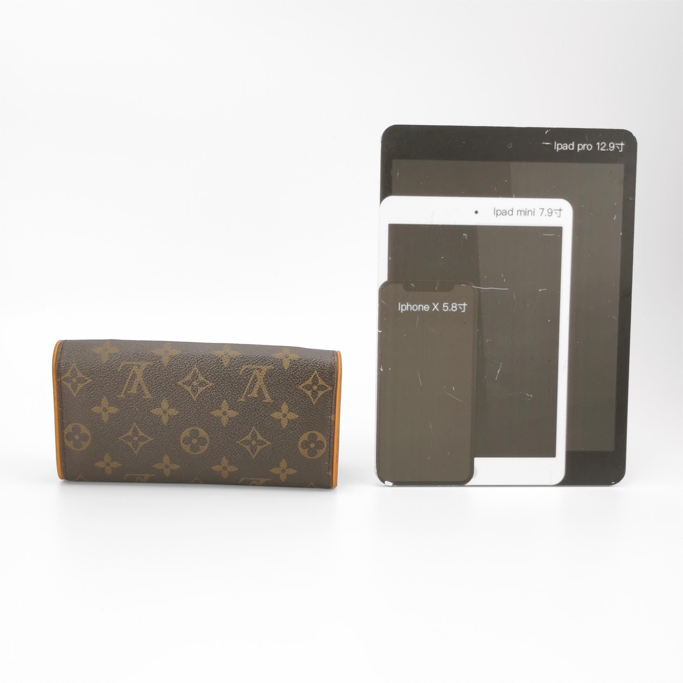 Louis Vuitton Louis Vuitton (LV) Twin Vegetable Tanned Leather Monogram P Size ONE SIZE - 2 Thumbnail