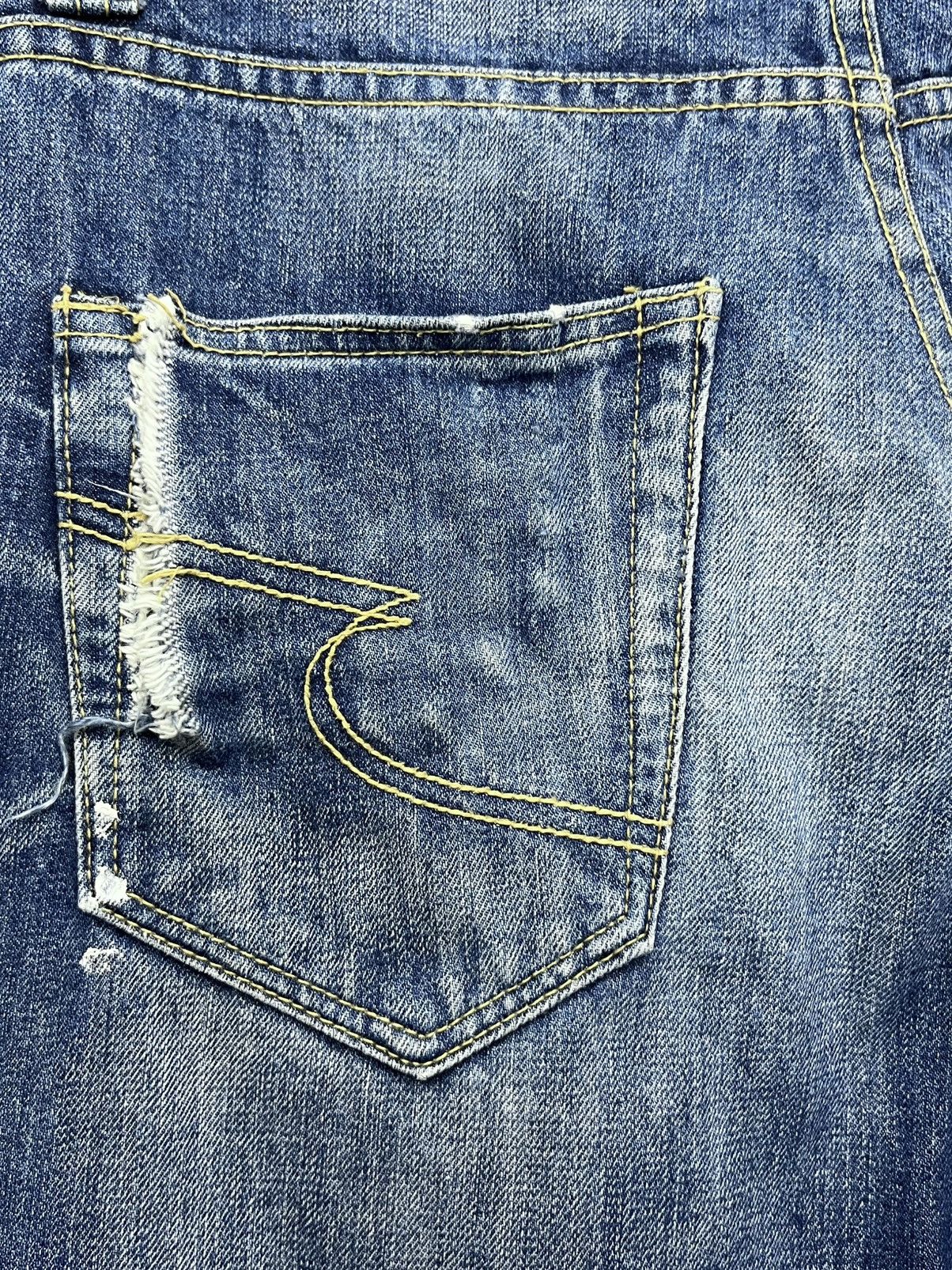 semanticdesign 🔥SEMANTIC DESIGN Paint Splatter Grunge Studded Flare Denim Size US 31 - 4 Thumbnail