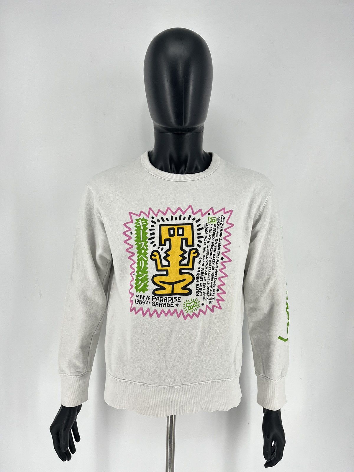 Keith Haring × Uniqlo Uniqlo Keith Haring Sweatshirt Crewneck Paradise Garage Size US M / EU 48-50 / 2 - 2 Thumbnail