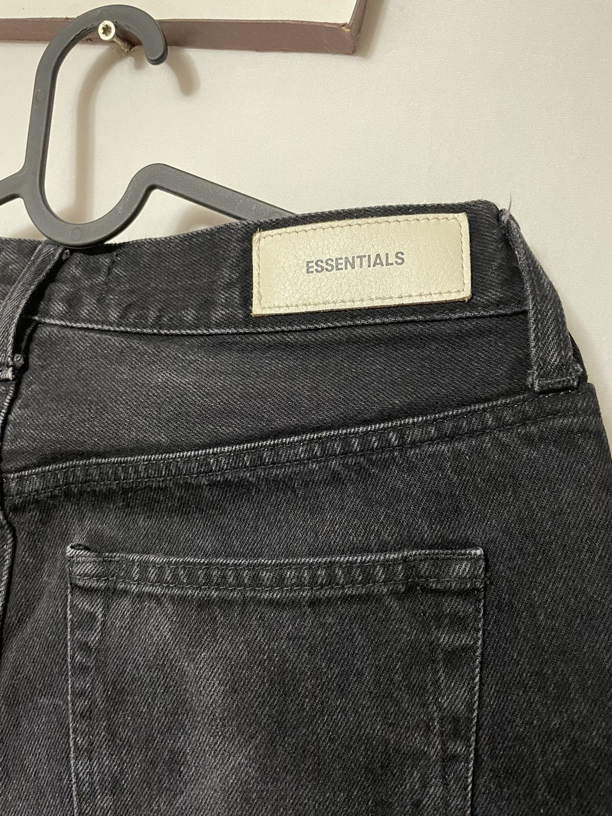 Fear of God 💥 FOG Fear of God Essentials Cone Denim Jeans SZ 30 Black Size US 30 / EU 46 - 8 Thumbnail