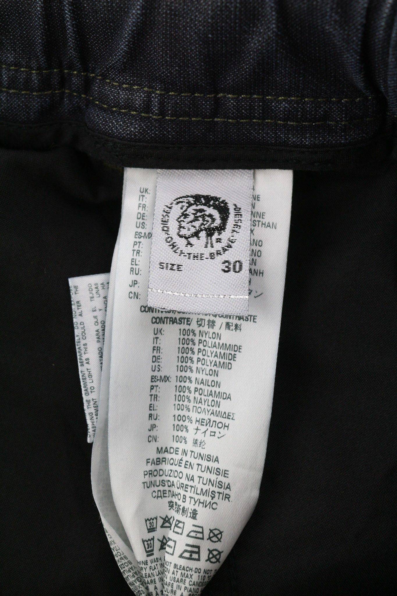 Diesel D-EVERI-NE JOGG 009BI W30 Elastic Waist Jeans 40213 Size US 30 / EU 46 - 9 Thumbnail