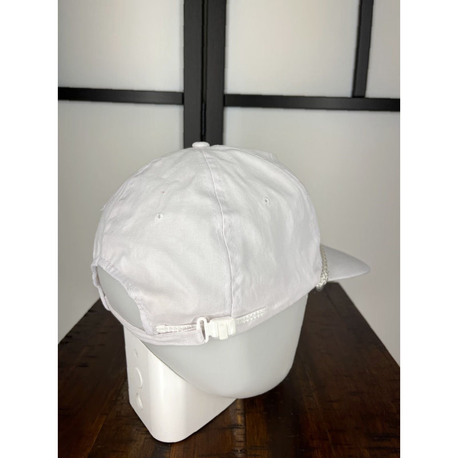Vintage Formula Power Hat Cap Strap Back Adult One Size White Nylon 90s Look KC Collections Baseball Cap Men's Adjustable Lightweight Hair-Screw Rope Fashion Size ONE SIZE - 7 Thumbnail