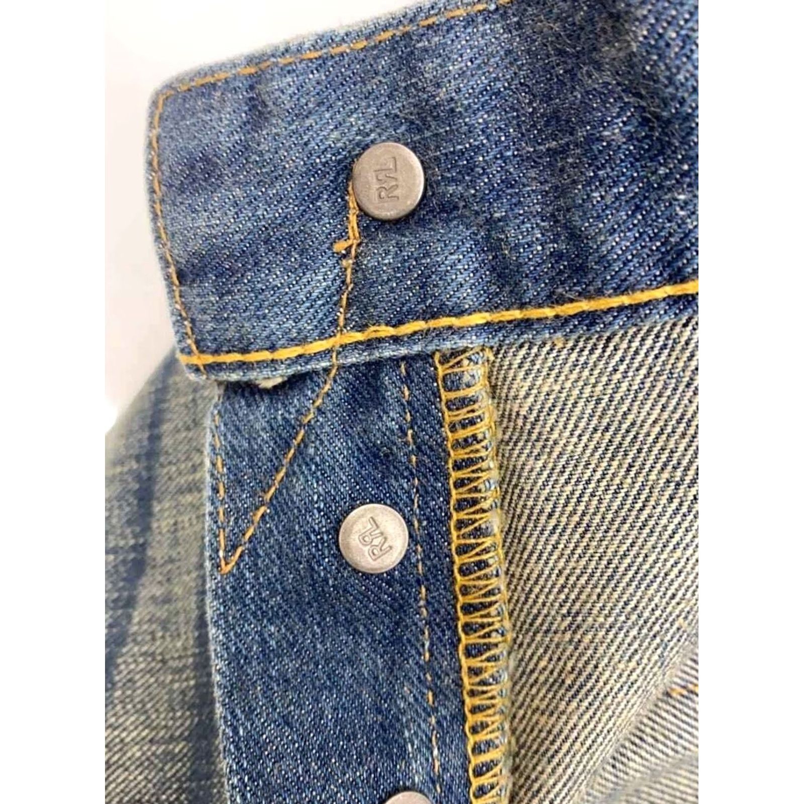 Ralph Lauren RRL Ralph Lauren Jeans Indigo Cotton Denim Size 30 IN 32 Distressed Men Size US 30 / EU 46 - 8 Thumbnail