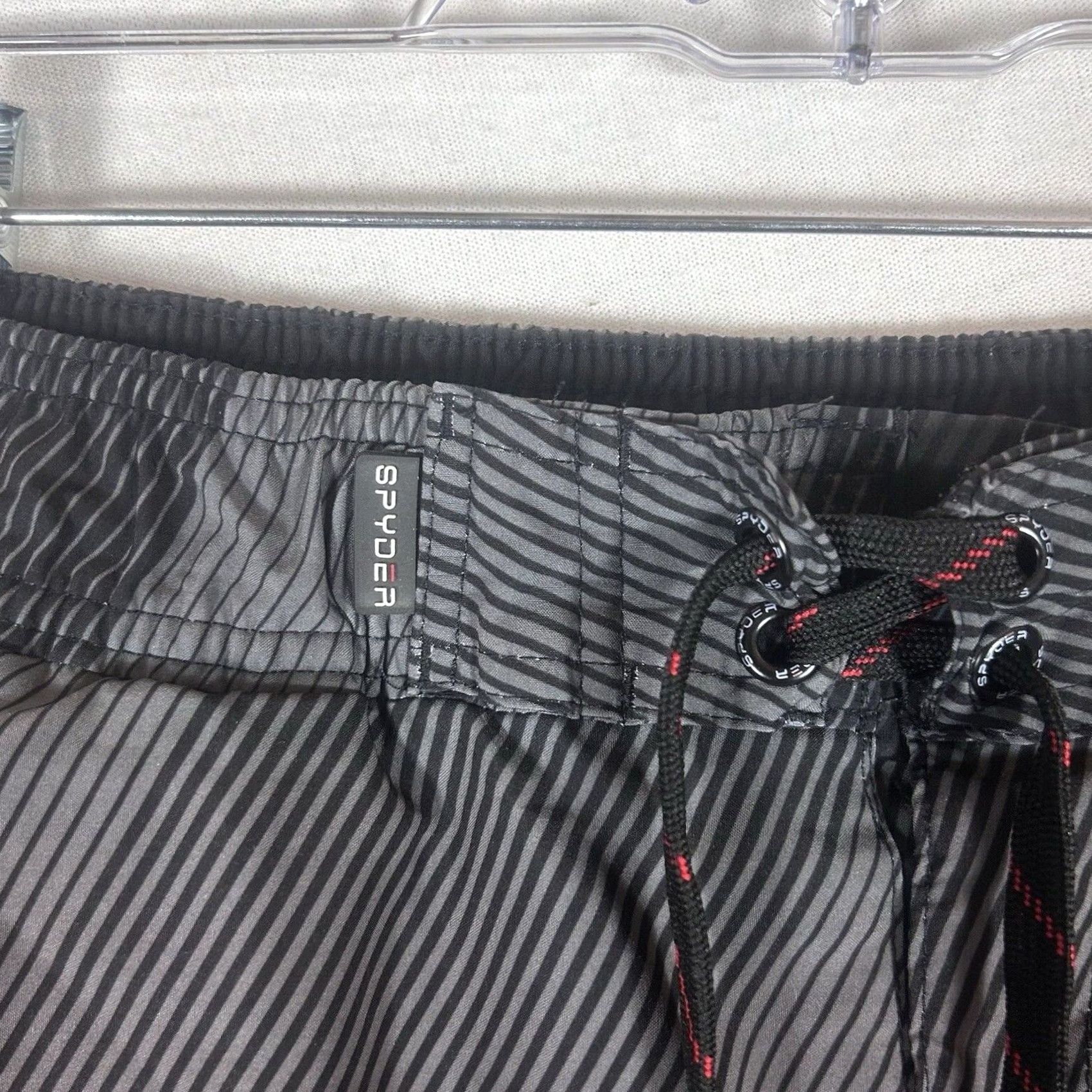 Spyder Spyder Athletic Swim Trunks Mens Large Gray Lined Board Shorts Surf Pockets Size US 33 - 3 Thumbnail