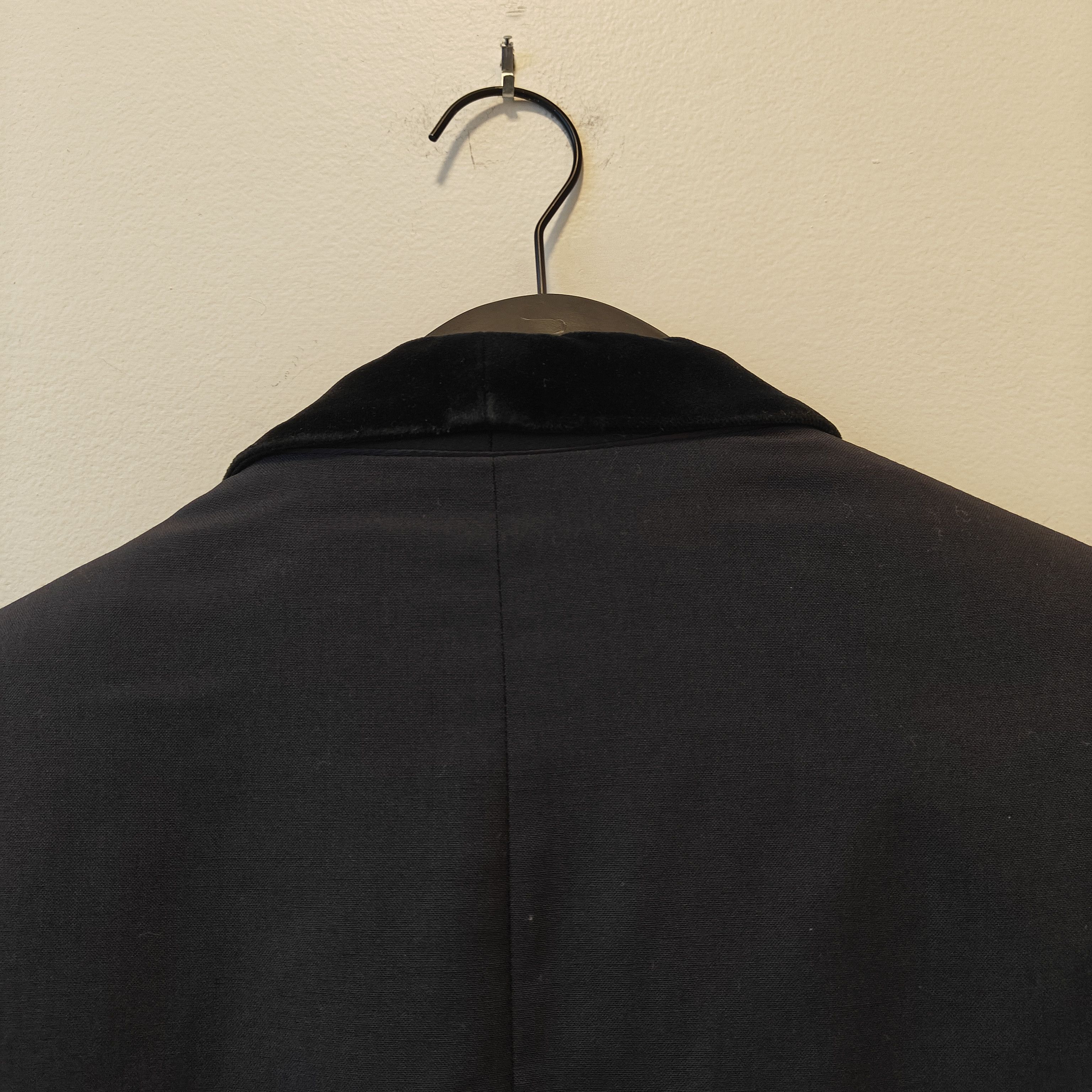 Maison Margiela Navy Tux Velvet Shawl Collar Blazer - mohair Size 48R - 16 Thumbnail