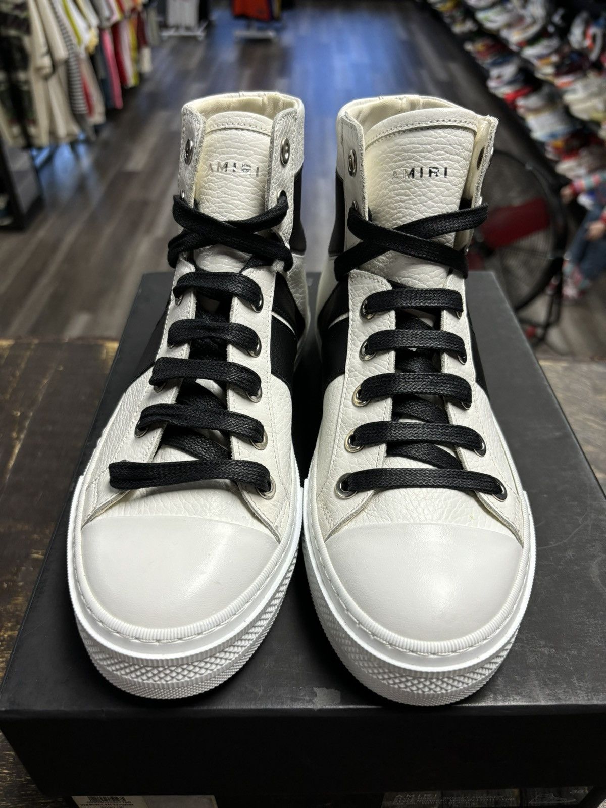 Amiri SIZE 4 AMIRI sunset sneakers white high top Size US 5 / IT 35 - 8 Thumbnail