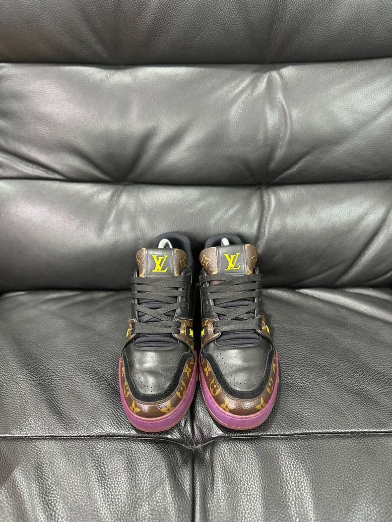 Louis Vuitton Louis Vuitton Trainer Casual Board Shoes Lakers Purple and Size US 8 / EU 41 - 2 Thumbnail