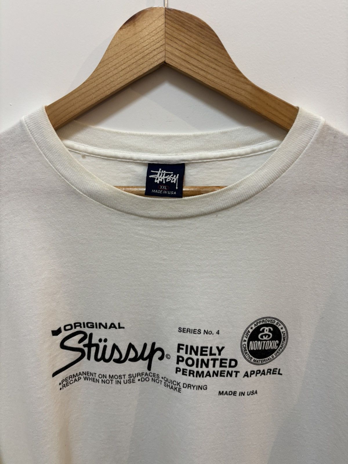 Stussy Vintage 90's Stussy Sharpie Pen Tee Size US XXL / EU 58 / 5 - 3 Thumbnail