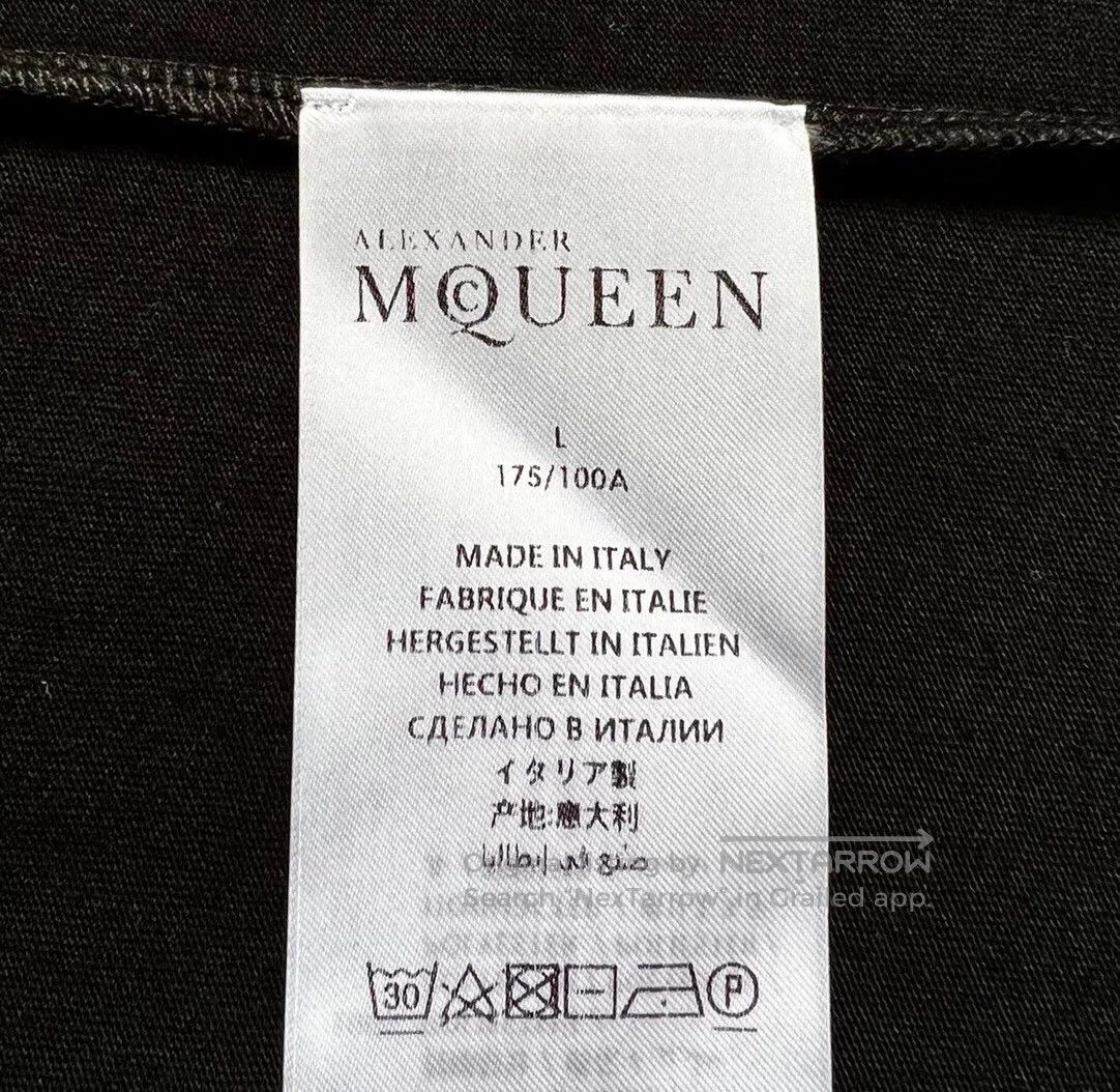 Alexander McQueen Alexander McQueen Men's Embroidered T-shirt. Size US L / EU 52-54 / 3 - 6 Thumbnail