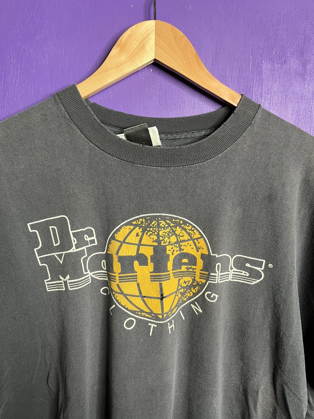 Dr. Martens × Vintage Vintage 90s Doc Martens clothing faded t-shirt Size US XL / EU 56 / 4 - 3 Thumbnail
