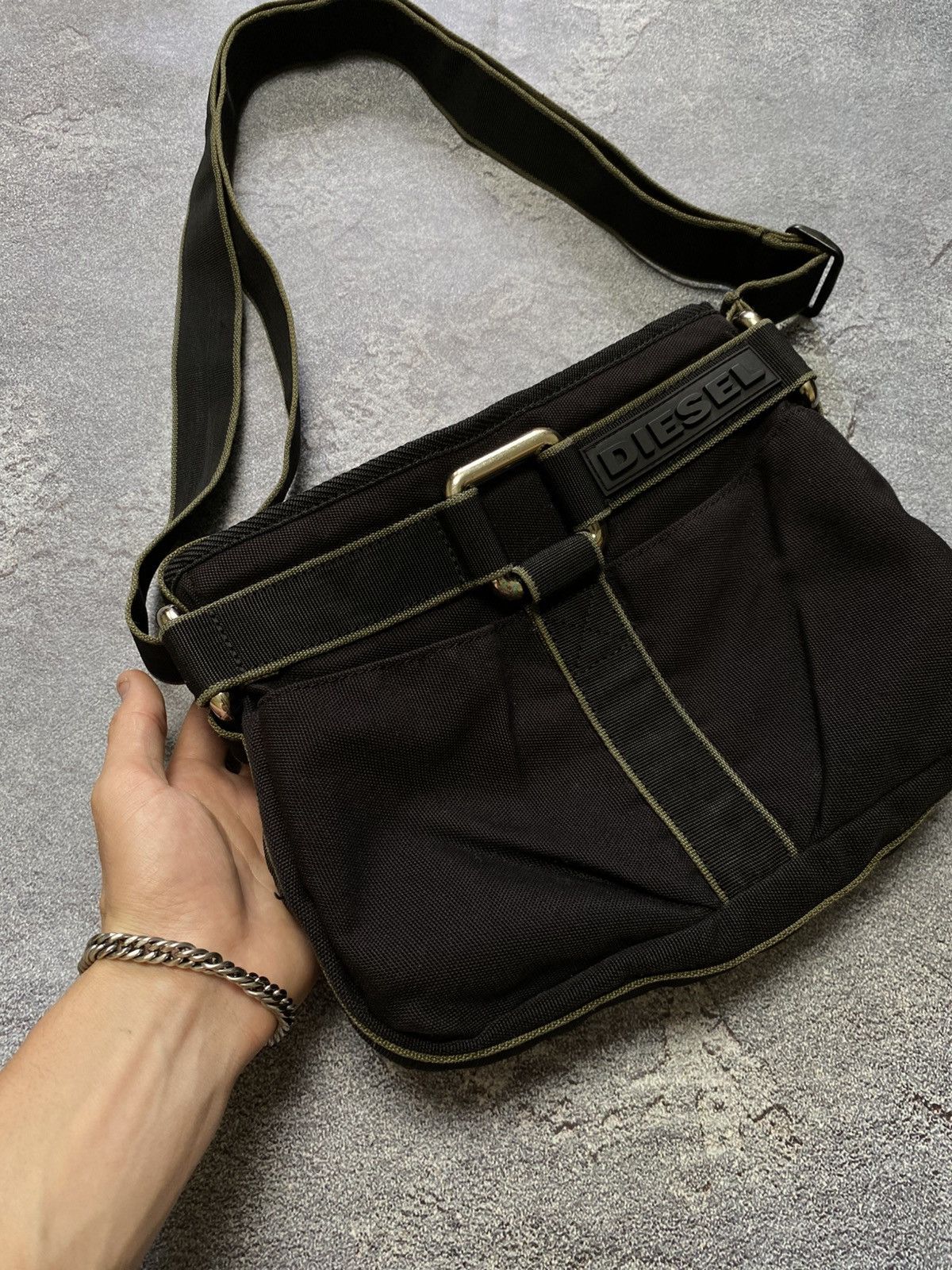 Diesel Diesel bag vintage black mens y2k Size ONE SIZE - 2 Thumbnail