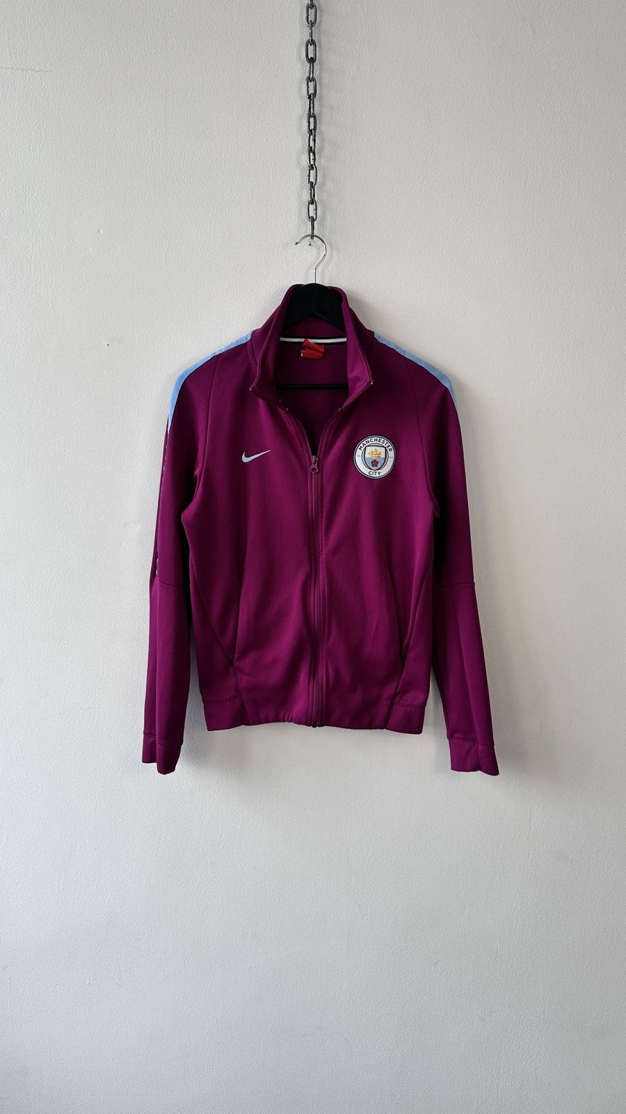 Nike Manchester City Football Tracktop Nike N98 Tribute Jacket Size US S / EU 44-46 / 1 - 1 Thumbnail