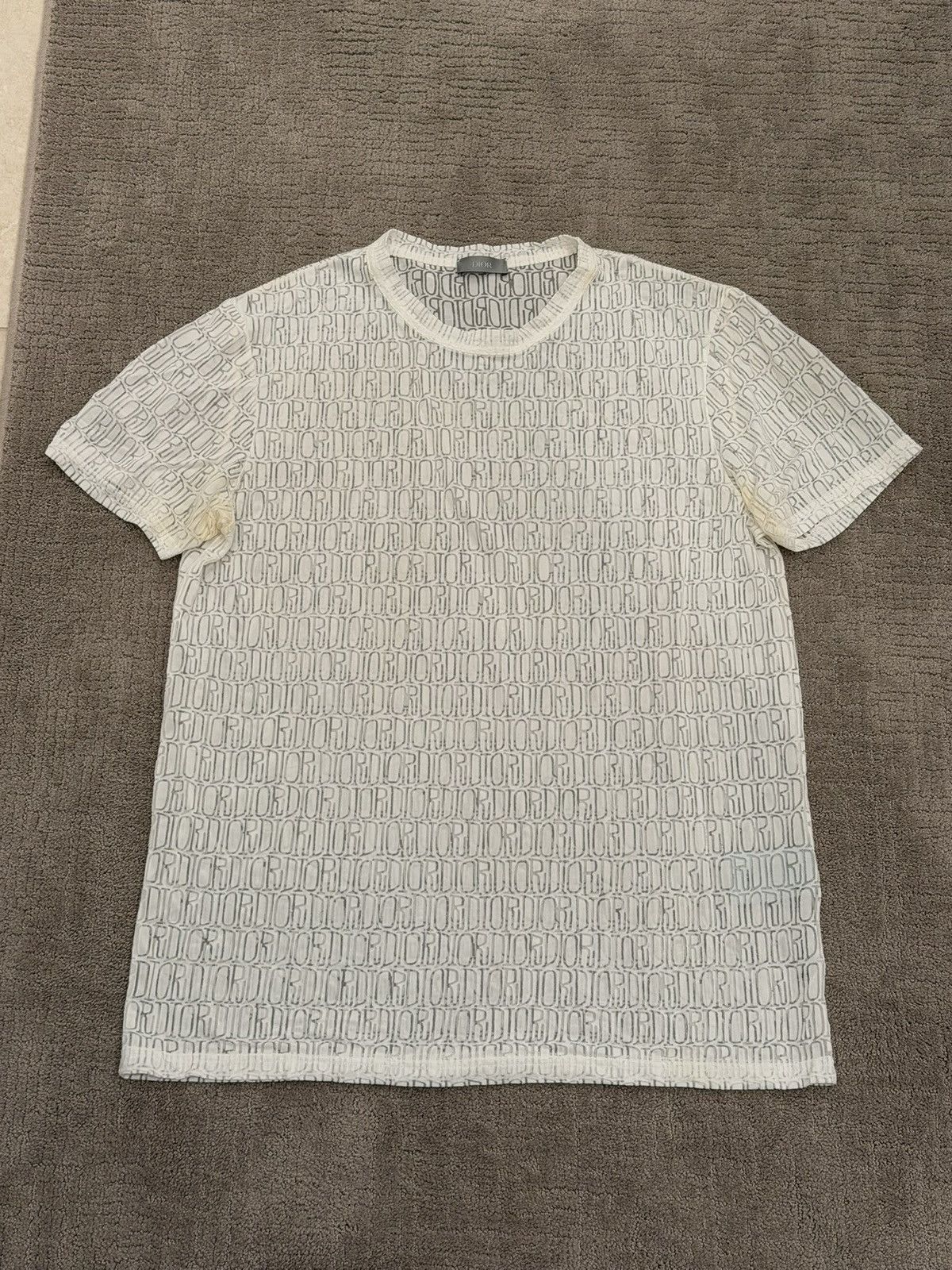 Dior Stussy Collaboration Logo Tee Size US M / EU 48-50 / 2 - 1 Thumbnail