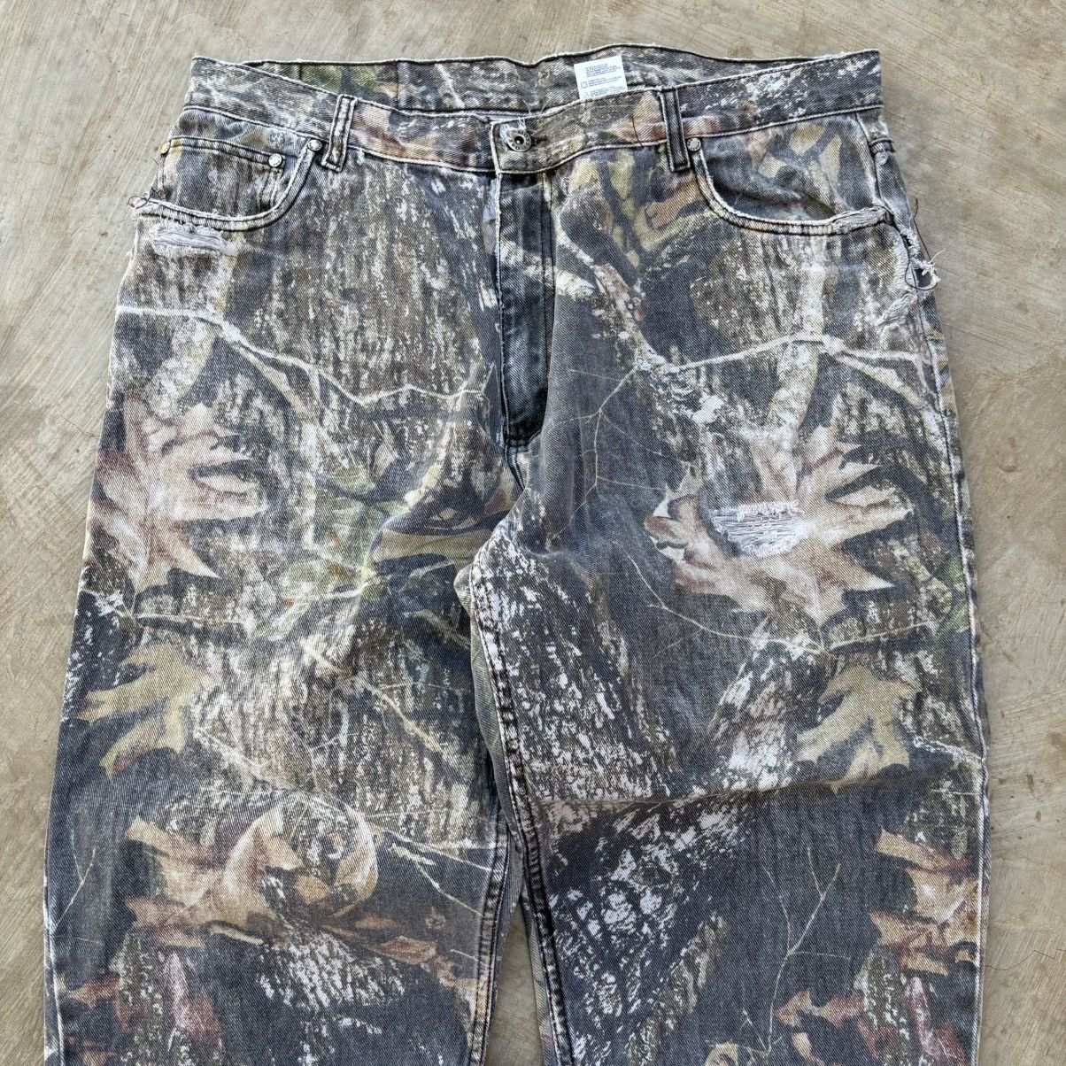 Carhartt Vintage 90s Sunfaded Mossyoak Workwear Pant Size US 40 / EU 56 - 2 Thumbnail