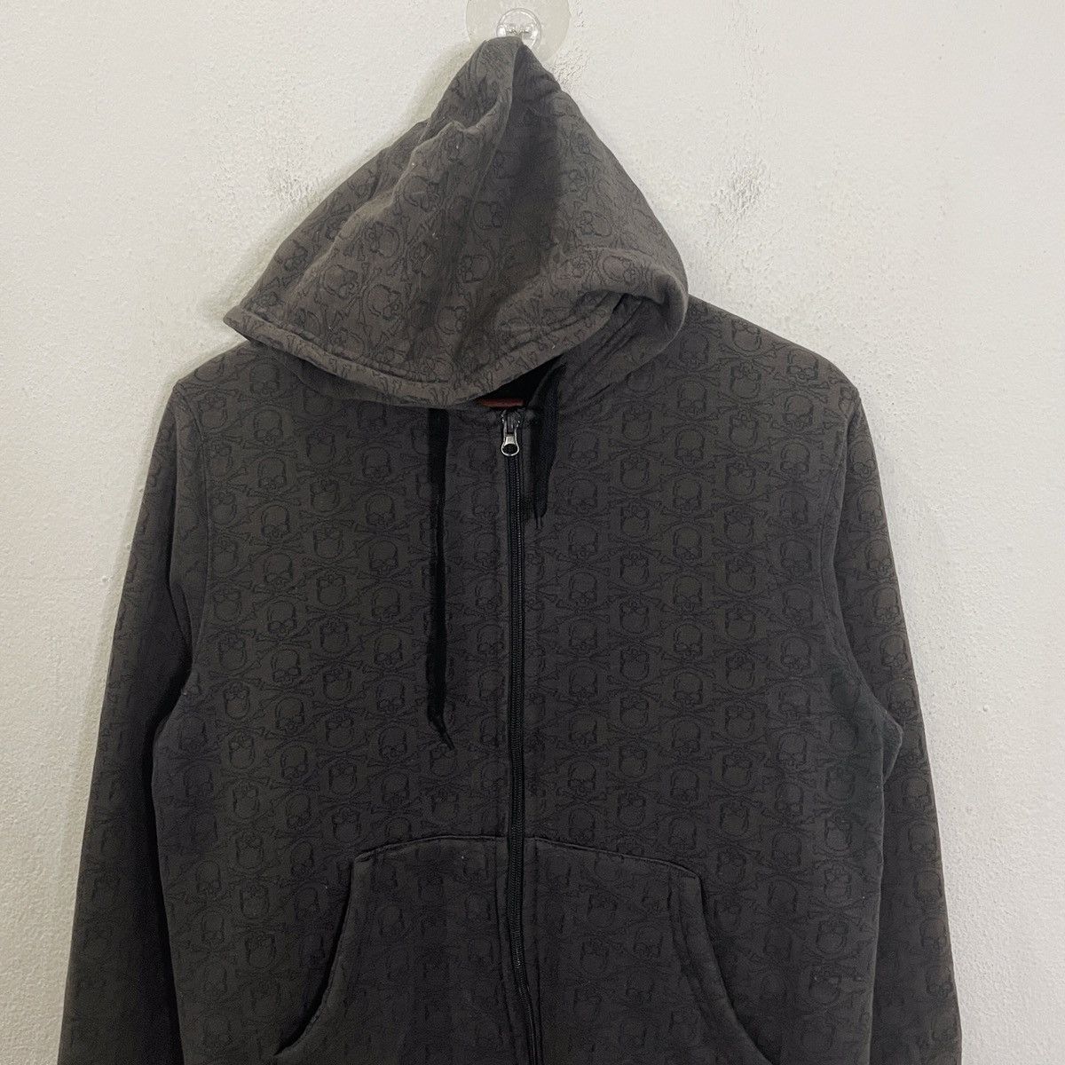 Japanese Brand Vintage Unbranded skulls Zipper Ups Hoodies Size US S / EU 44-46 / 1 - 4 Thumbnail