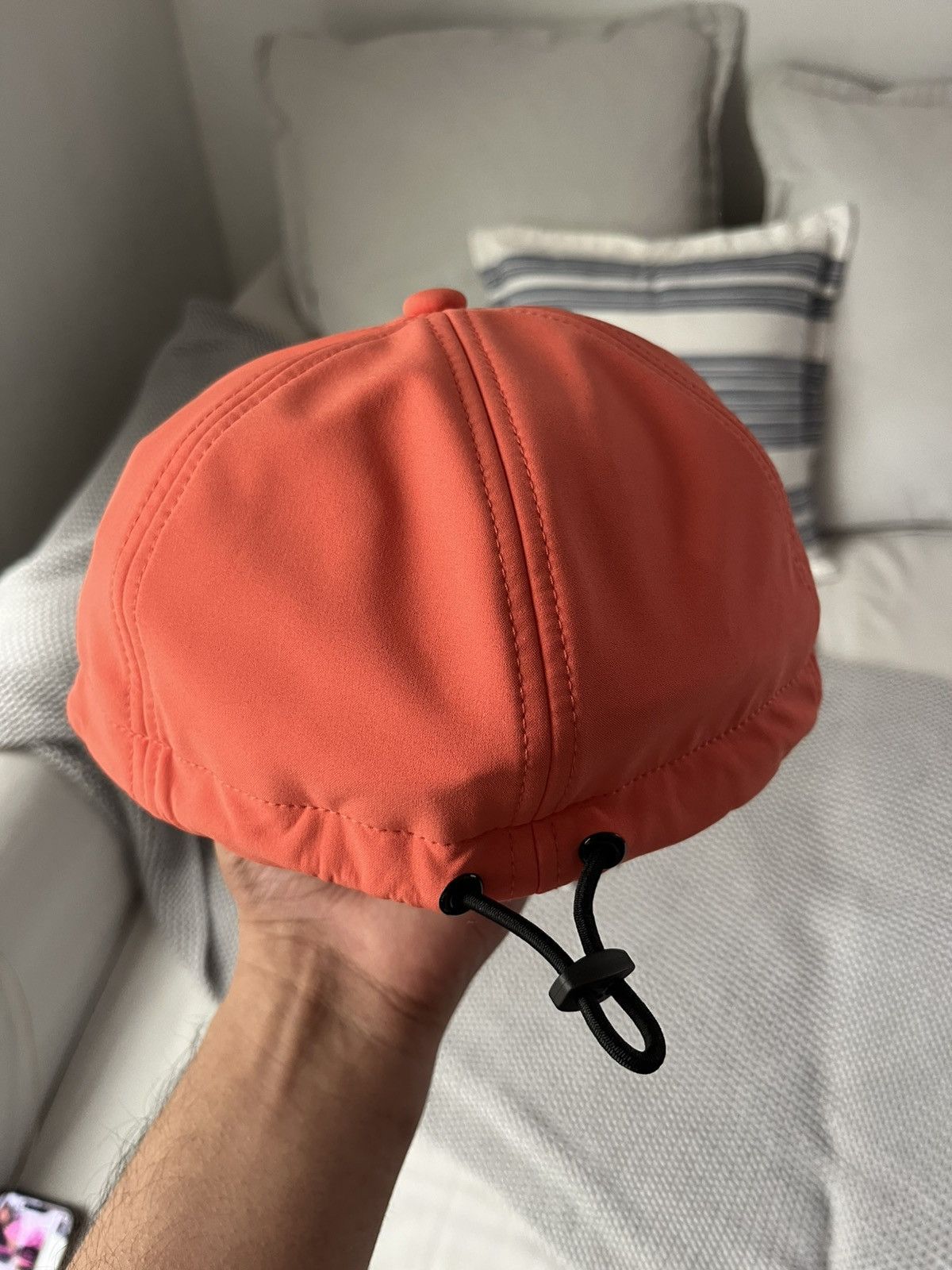 Stone Island Stone Island Hat Salmon Pink Size ONE SIZE - 4 Thumbnail
