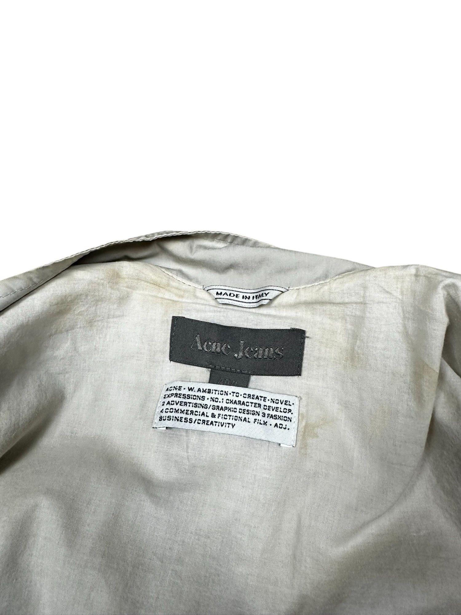 Acne Studios Vintage Acne Studios Double Breasted Trench Coat Size L / US 10 / IT 46 - 8 Thumbnail