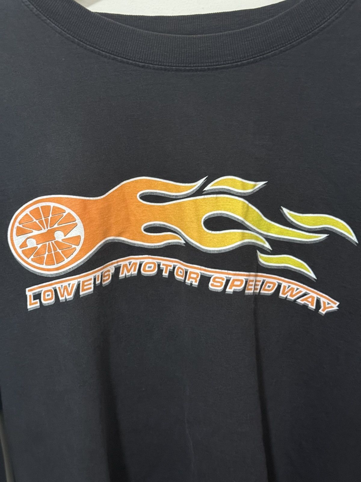Other Vintage 00s Lowe’s Motor Speedway Harley Flame L/S Shirt Size US L / EU 52-54 / 3 - 3 Thumbnail