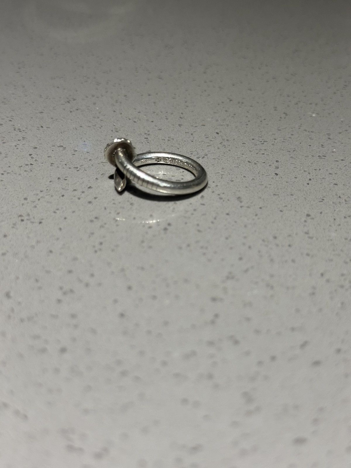Chrome Hearts Diamond nail screw ring Size ONE SIZE - 11 Thumbnail