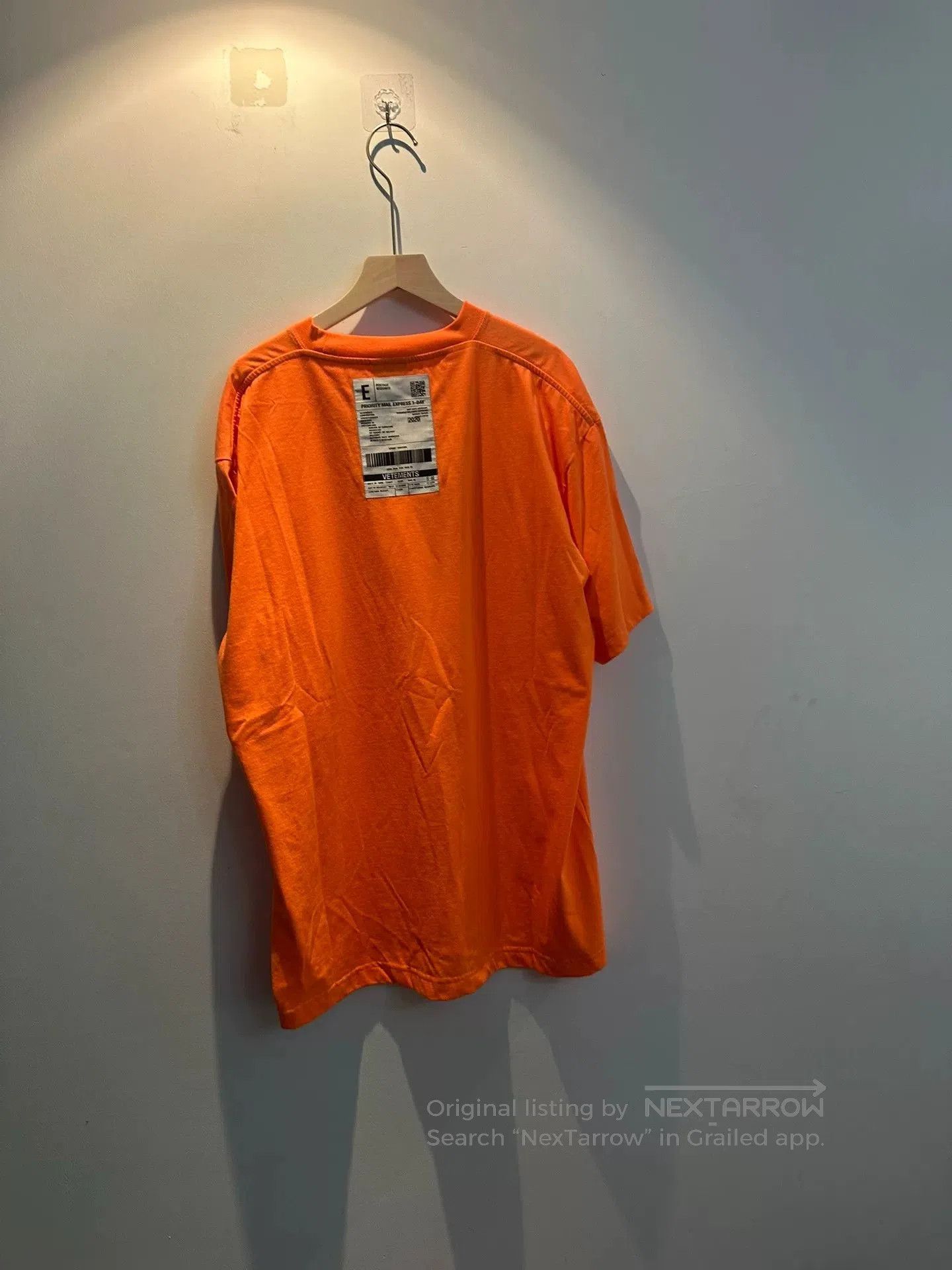Vetements Vetements Classic Logo Orange Short Sleeve Tee. Size US M / EU 48-50 / 2 - 2 Thumbnail