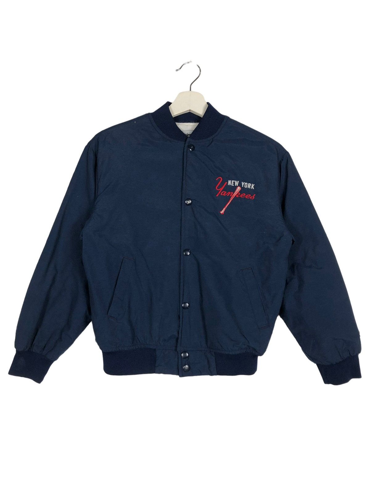 New York Yankees × Vintage 🔥 VINTAGE NEW YORK YANKEES BOMBER JACKET MADE IN USA Size US XXS / EU 40 - 3 Thumbnail