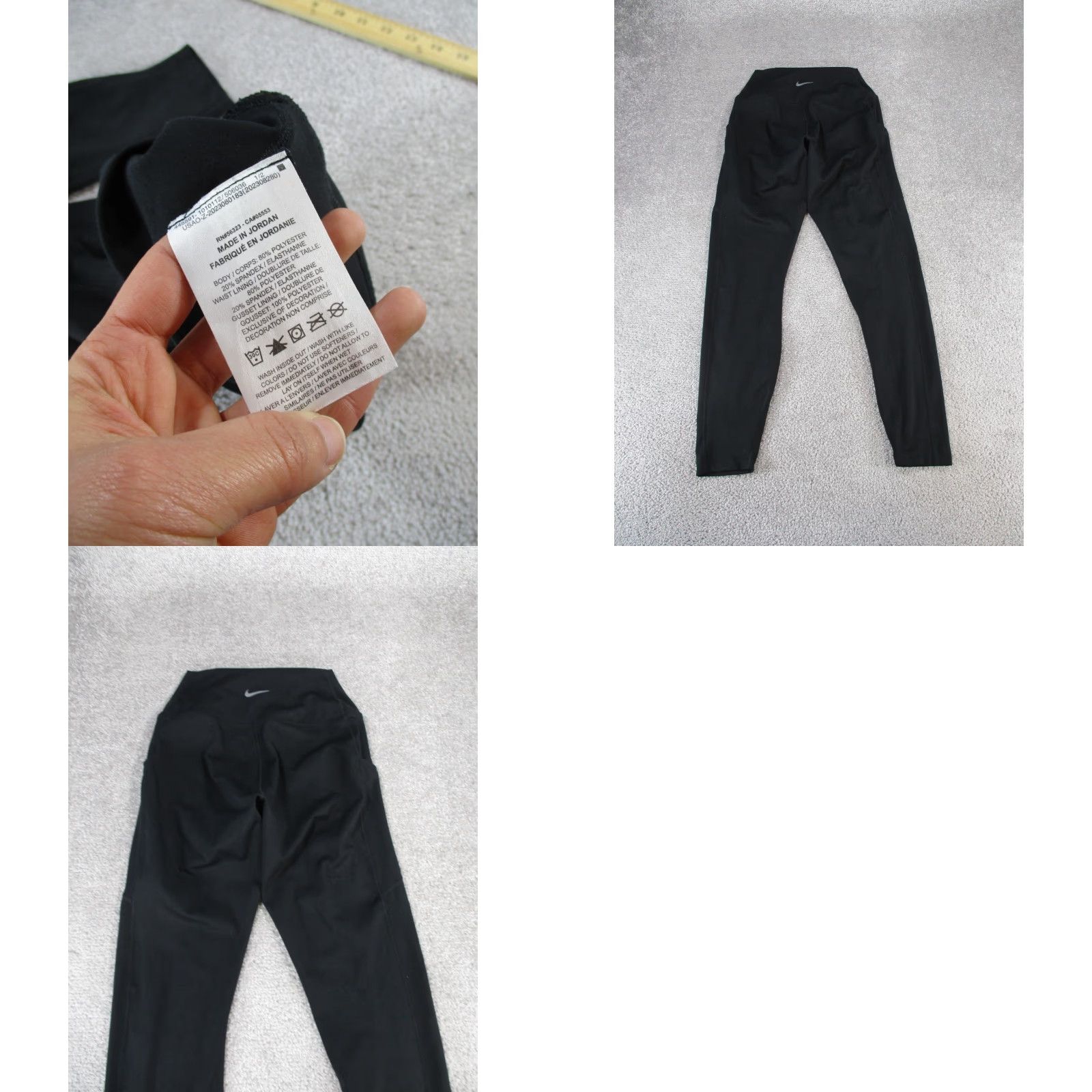 Nike Nike One Leggings Womens Small Dri Fit Black Crop Size 28" / US 6 / IT 42 - 8 Thumbnail