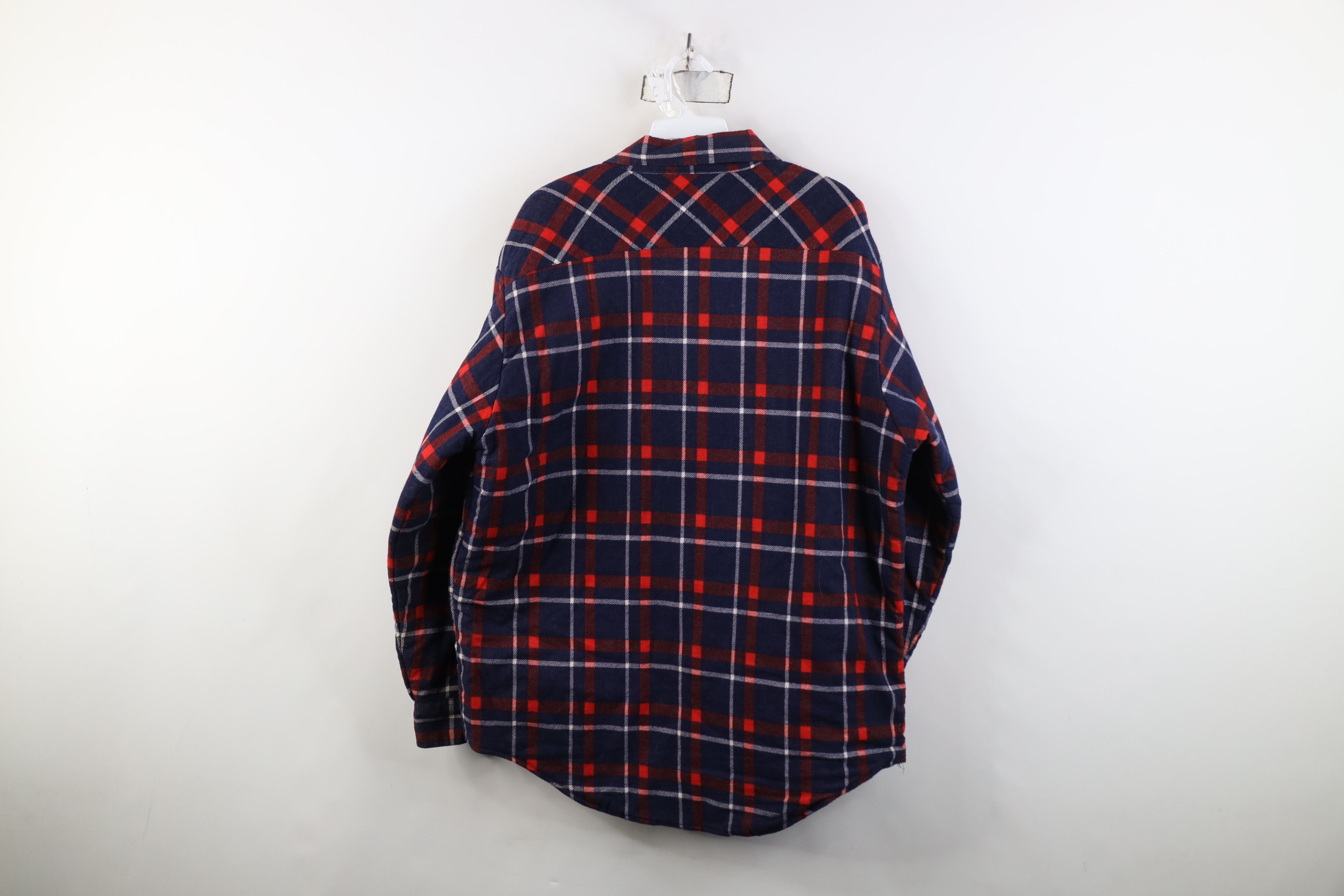 Vintage Vintage 90s Streetwear Quilted Button Shirt Jacket Jac Size US L / EU 52-54 / 3 - 10 Thumbnail