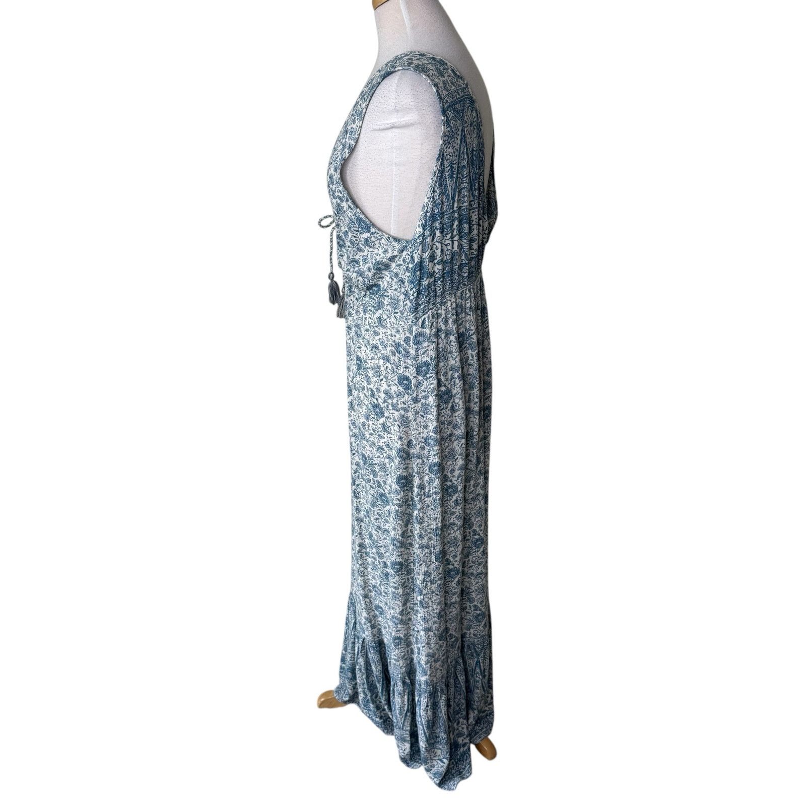Faherty FAHERTY Eden Dress In Blue Water Floral Medium NWT Size M / US 6-8 / IT 42-44 - 5 Thumbnail