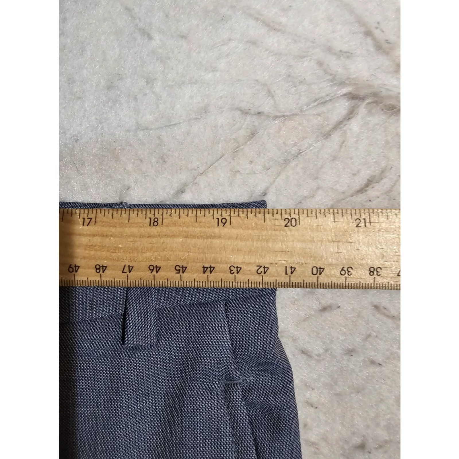 Ralph Lauren Lauren Ralph Lauren Black Label 2 Piece Suit Men 44R 38W 28L Solid Blue Gray Two-Button Size 44R - 6 Thumbnail