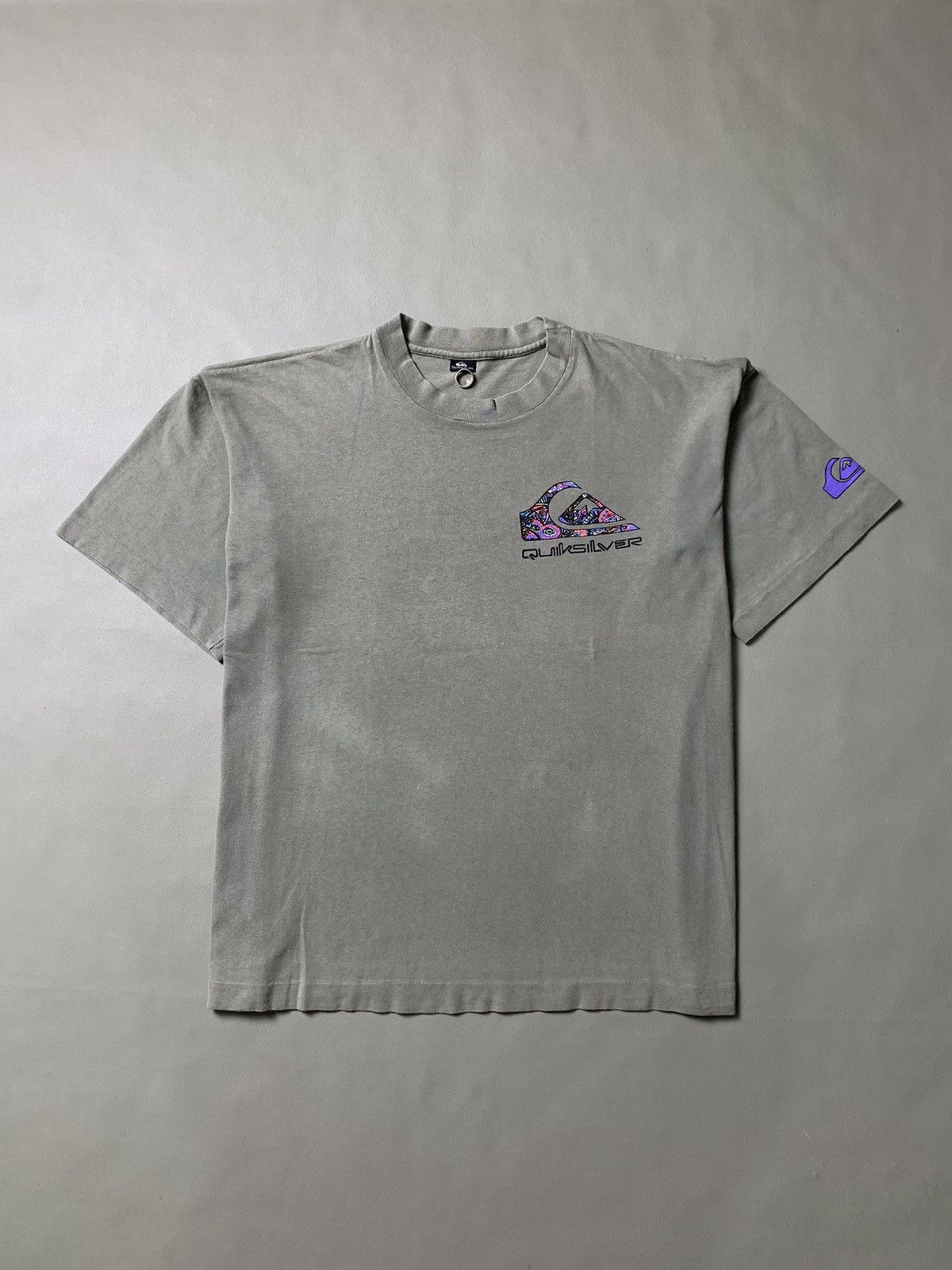 Quicksilver × Quiksilver × Vintage Vintage 90s Quiksilver Logo Tshirt Size US XL / EU 56 / 4 - 2 Thumbnail