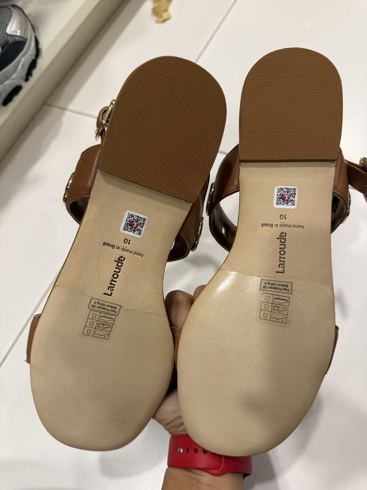 Larroude Larroude Flat Sandals Size US 10 / IT 40 - 3 Thumbnail