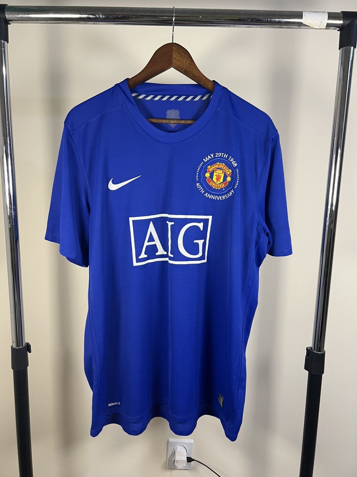 Nike MANCHESTER UNITED 2008 2009 THIRD SHIRT FOOTBALL JERSEY NIKE Size US XL / EU 56 / 4 - 1 Thumbnail