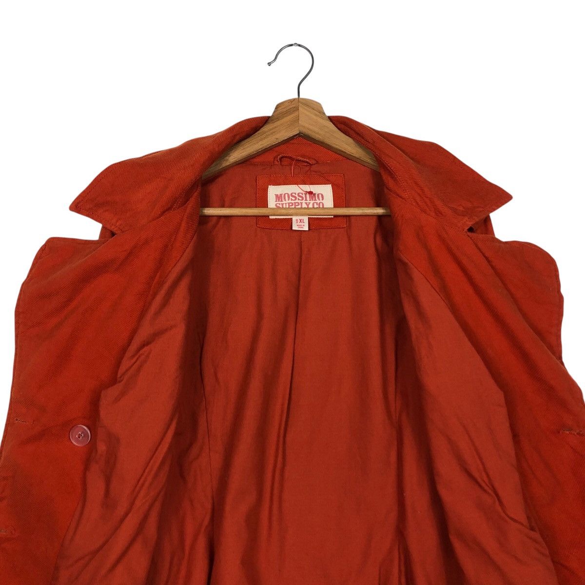 Japanese Brand × Mossimo 📌Rich Red Mossimo Supply Co Bomber Jacket Double Breast Size US XL / EU 56 / 4 - 15 Thumbnail