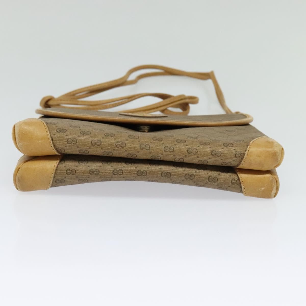 Gucci GUCCI Micro GG Supreme Shoulder Bag Pvc Beige Gold 007 49 Size ONE SIZE - 9 Thumbnail