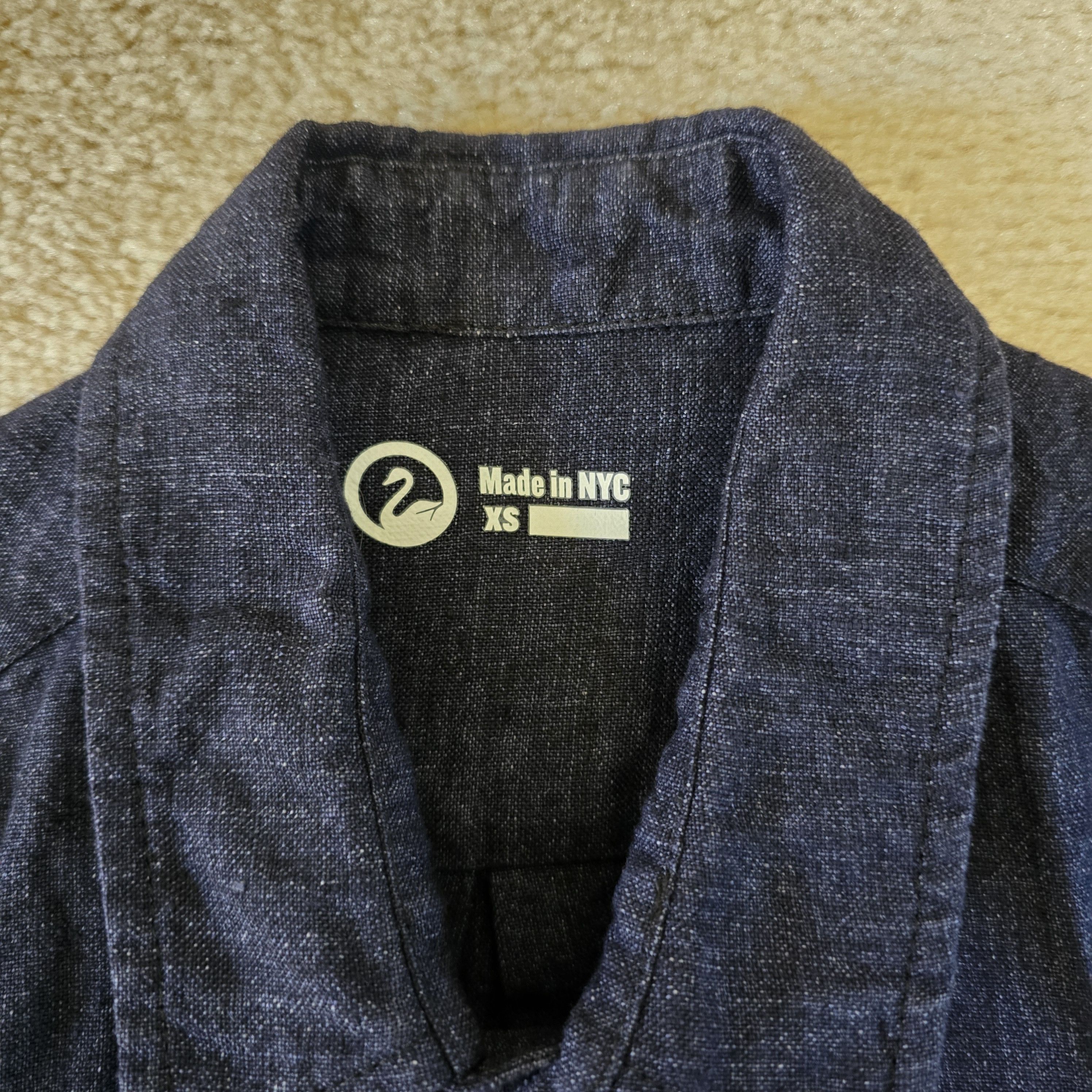 Outlier Outlier Adenselinen Boxford Button Up Shirt Chambray Size US XS / EU 42 / 0 - 2 Thumbnail