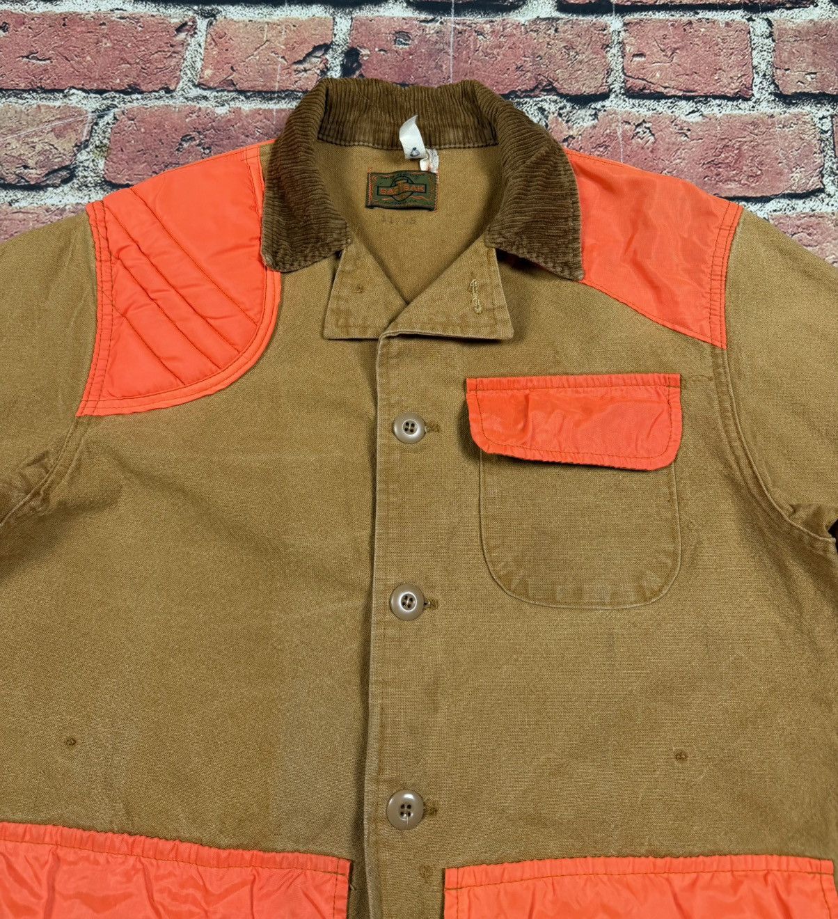 SafTbak Vintage SafTBak Hunting Jacket Brown Orange Canvas Game Size US L / EU 52-54 / 3 - 5 Thumbnail