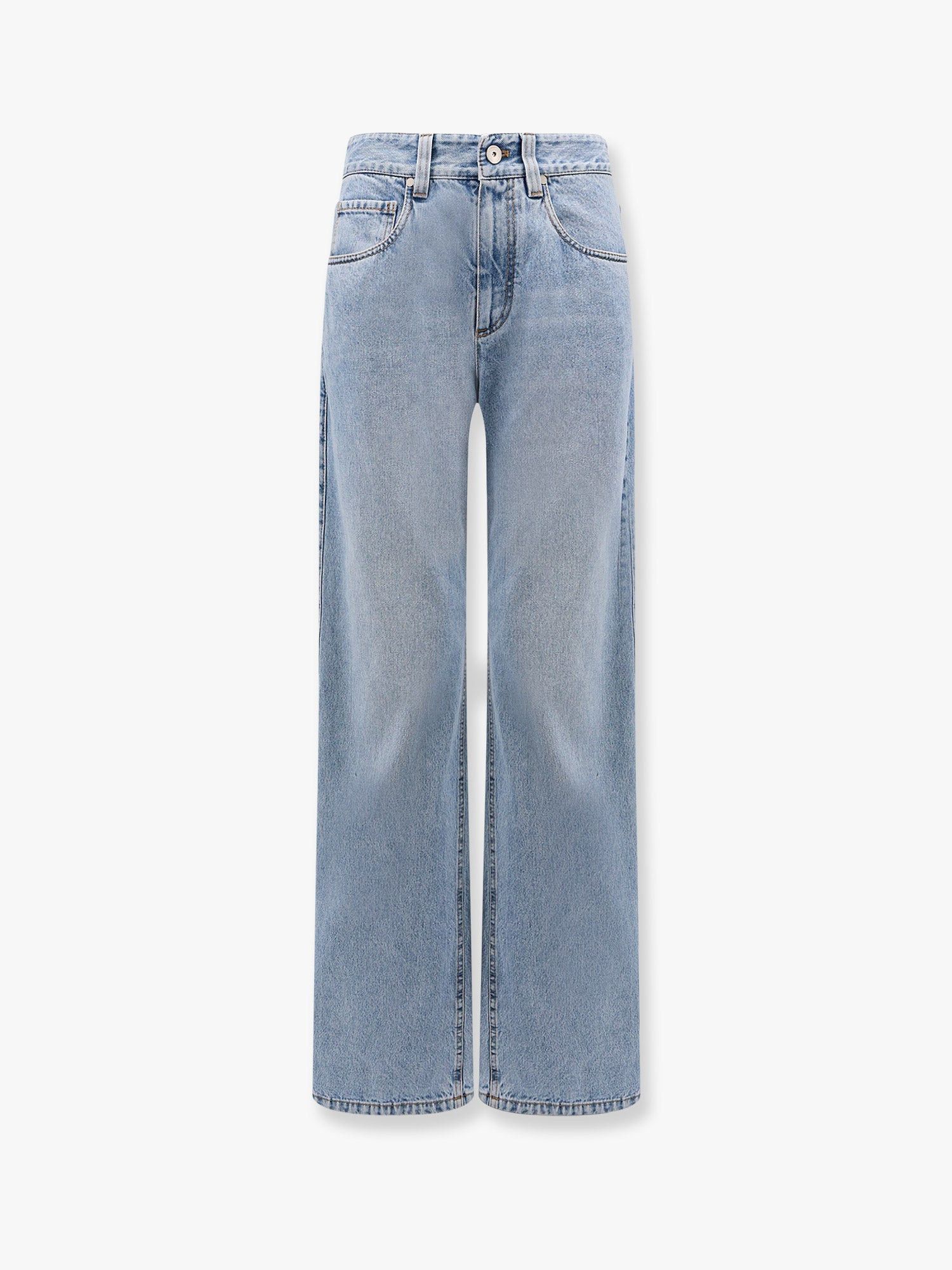 デニム・ジーパン BRUNELLO CUCINELLI Contemporary loose full lenght jeans Blu Brunello Cucinelli Lightweight Contemporary Loose Jeans