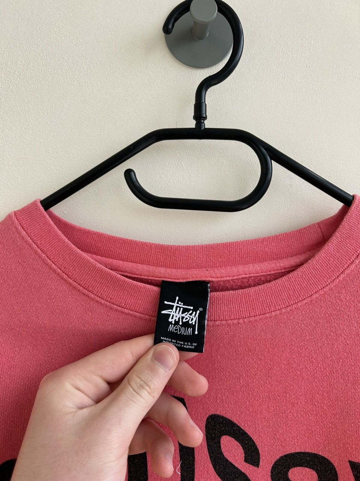 Japanese Brand Vintage Stussy Sweatshirt Spell Out Big Logo Japanese N4 Size US M / EU 48-50 / 2 - 4 Thumbnail