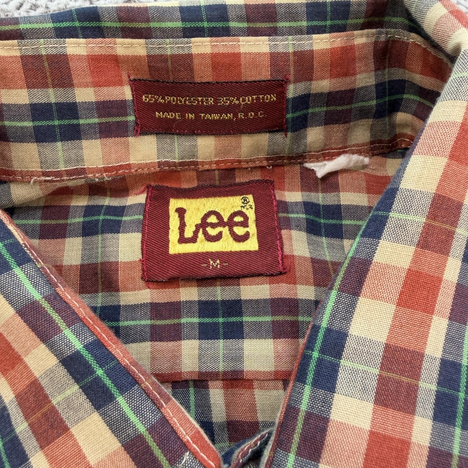 Lee Vintage Lee Plaid Button Up Shirt Mens M Check Long Sleeve Size US M / EU 48-50 / 2 - 4 Thumbnail