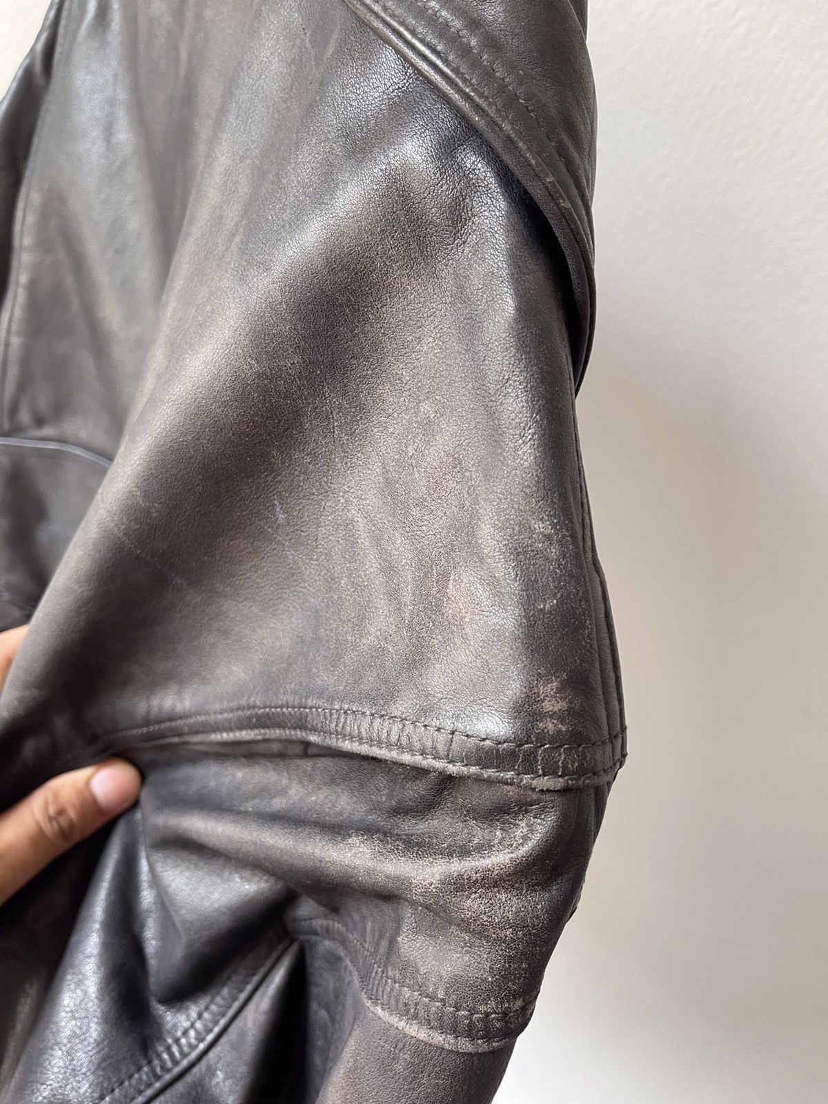 Kadoya Rare 90s Kadoya Leather Motorcycle Jacket Size US M / EU 48-50 / 2 - 20 Thumbnail