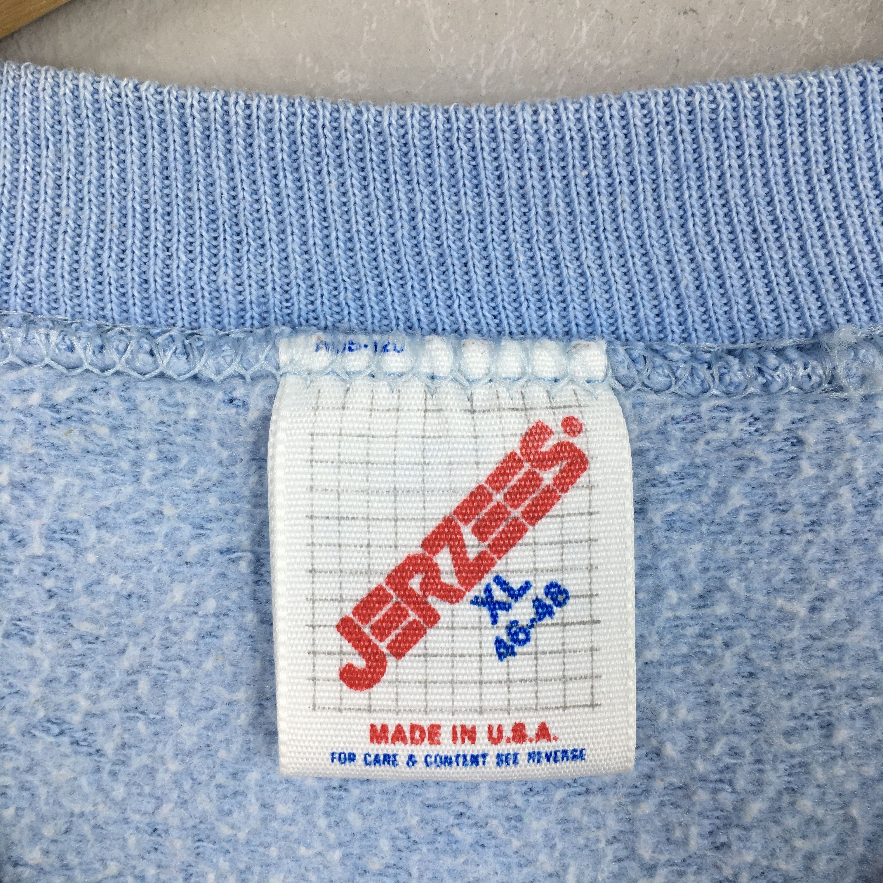 Jerzees × Vintage Vintage 90s United States Navy Blue Sweatshirt XLarge Size US XL / EU 56 / 4 - 6 Thumbnail