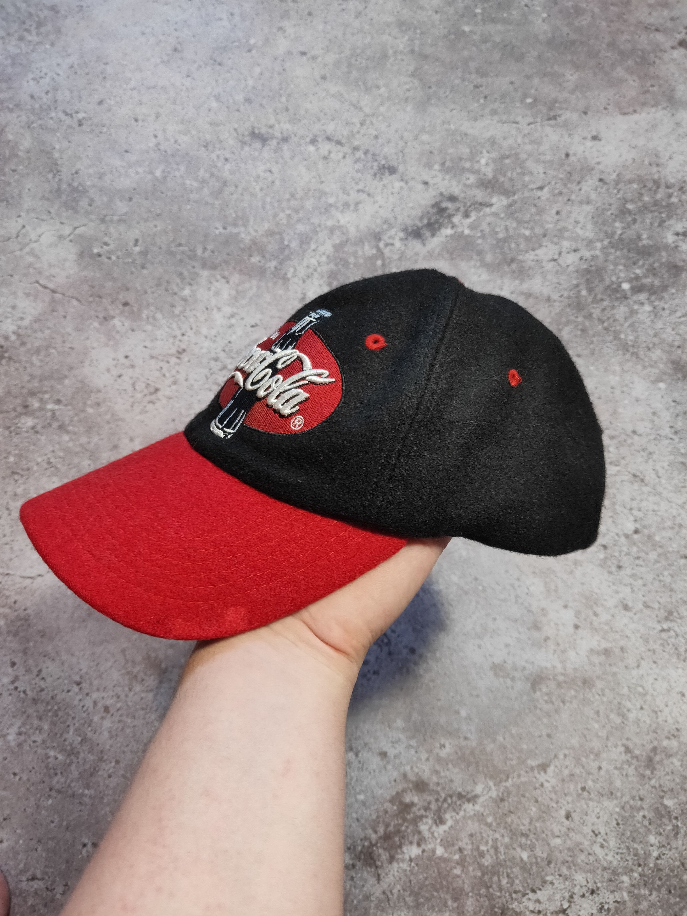 Coca Cola × Vintage Vintage 90s Coca Cola Coke Wool hat rare Size ONE SIZE - 4 Thumbnail