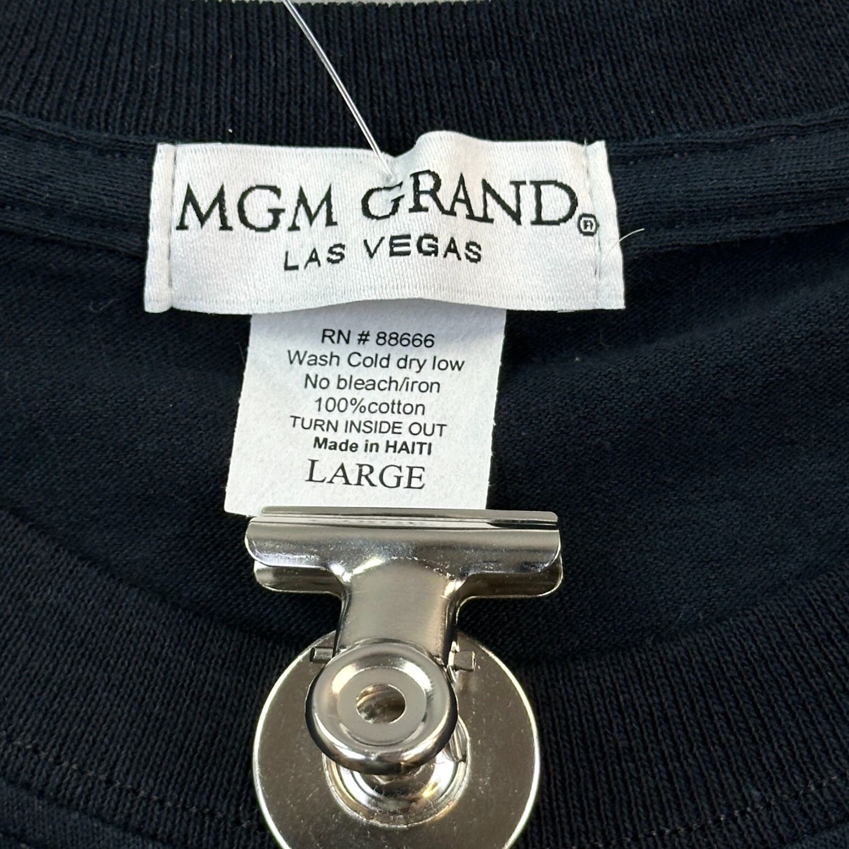 Vintage VINTAGE MGM GRAND Las Vegas Shirt Mens Large Black Lion Habitat Deadstock Y2K Size US L / EU 52-54 / 3 - 4 Thumbnail