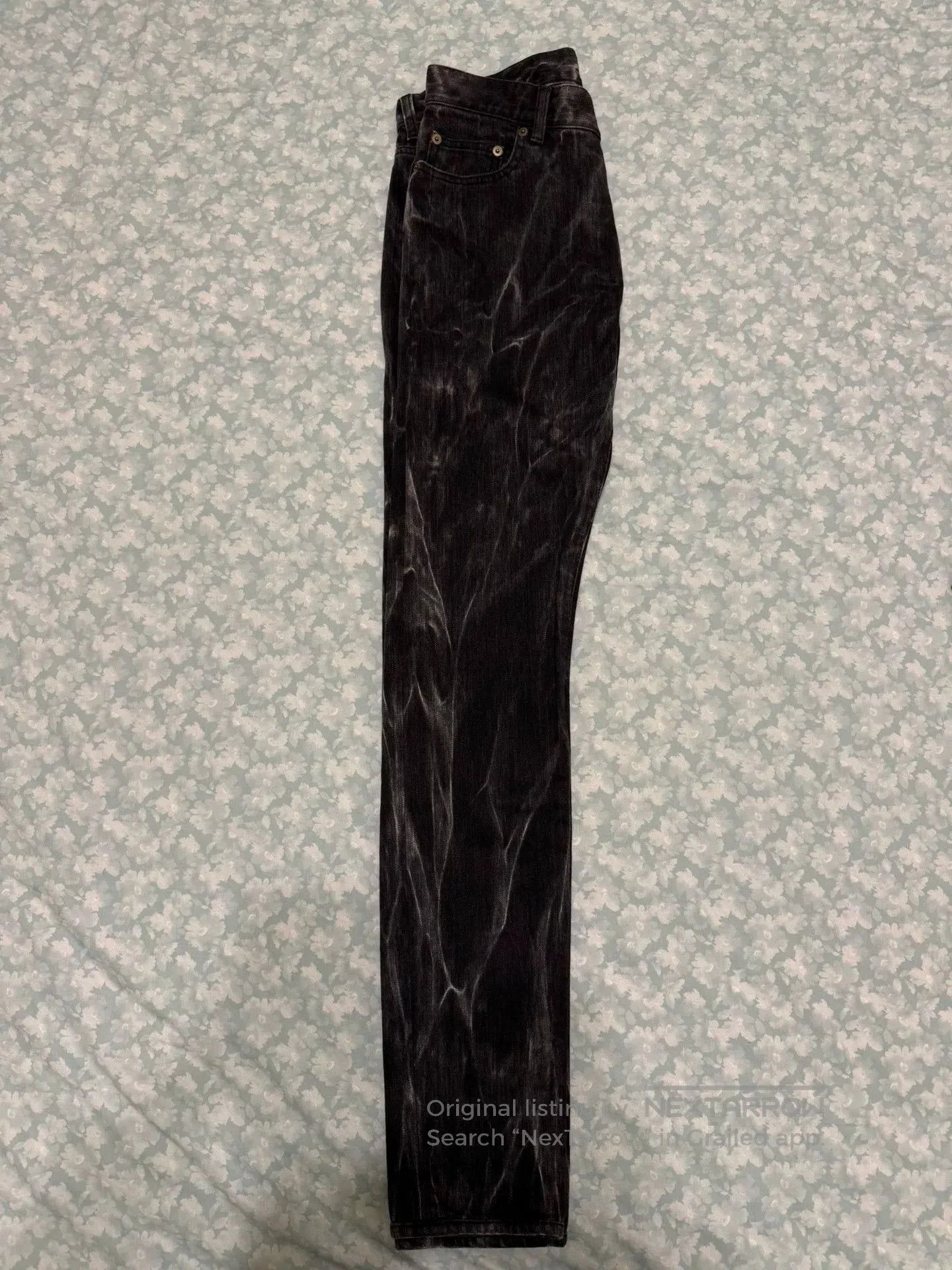 Saint Laurent Paris Saint Laurent Rippled Denim Pants Size 28. Size US 28 / EU 44 - 1 Thumbnail