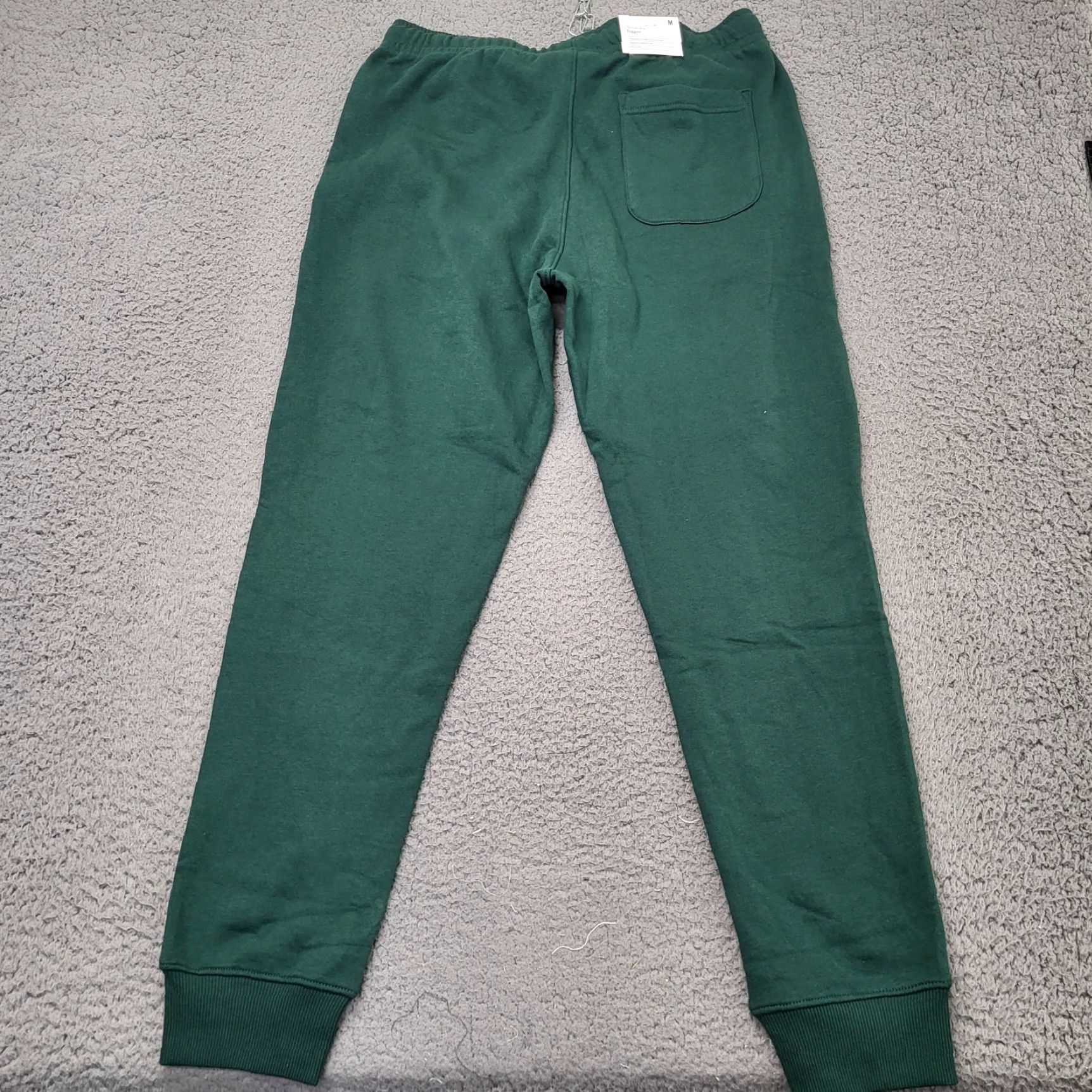 Vintage NWT Goodfellow & Co Fleece Jogger Pants Mens Size M Green Ultra Soft Tapered Jogging Style Casual Everyday Tapered Mens Size US 31 - 3 Thumbnail