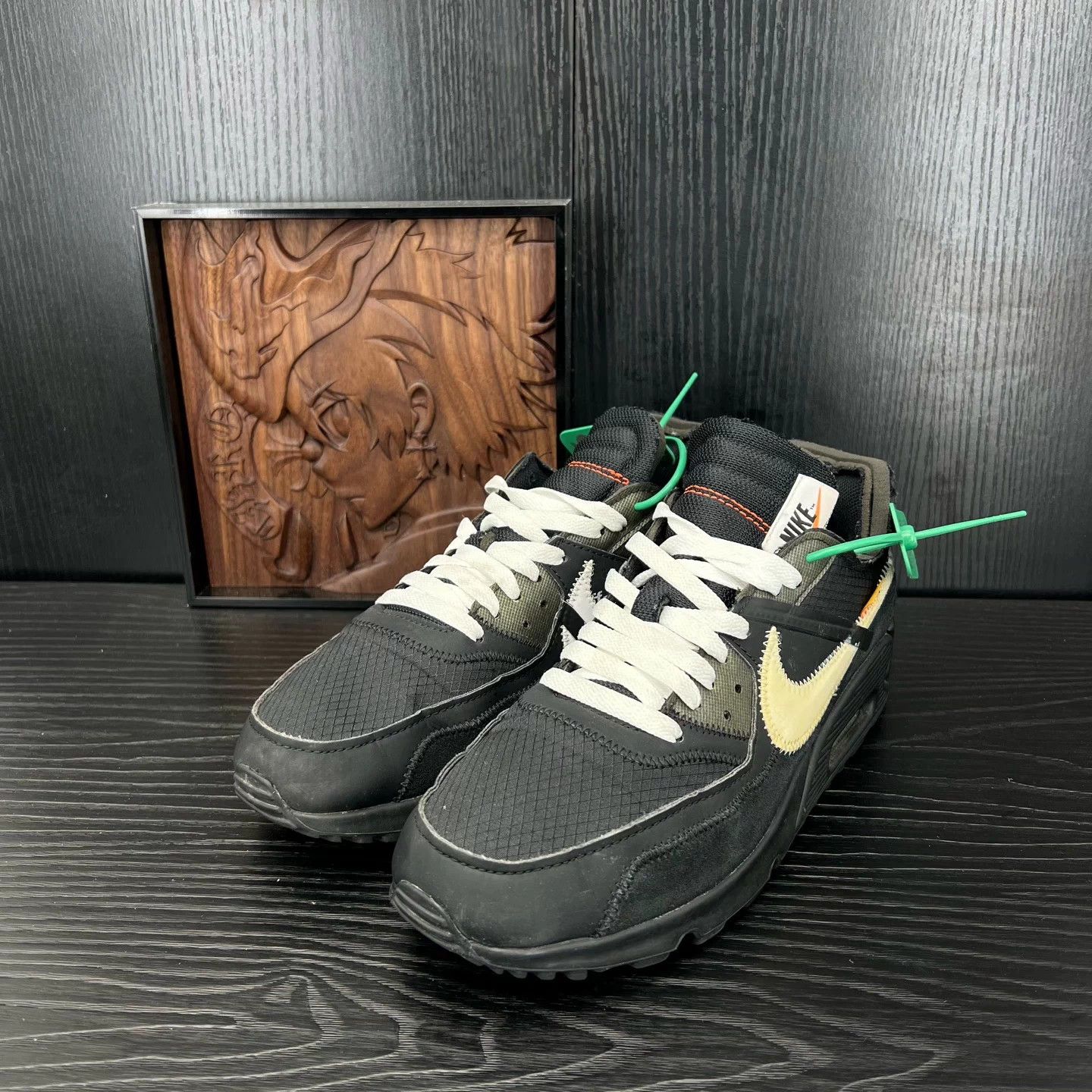 Nike Nike Air Max90 Black 42.5 2x Worn Like New+Box Size US 9.5 / EU 42-43 - 1 Thumbnail