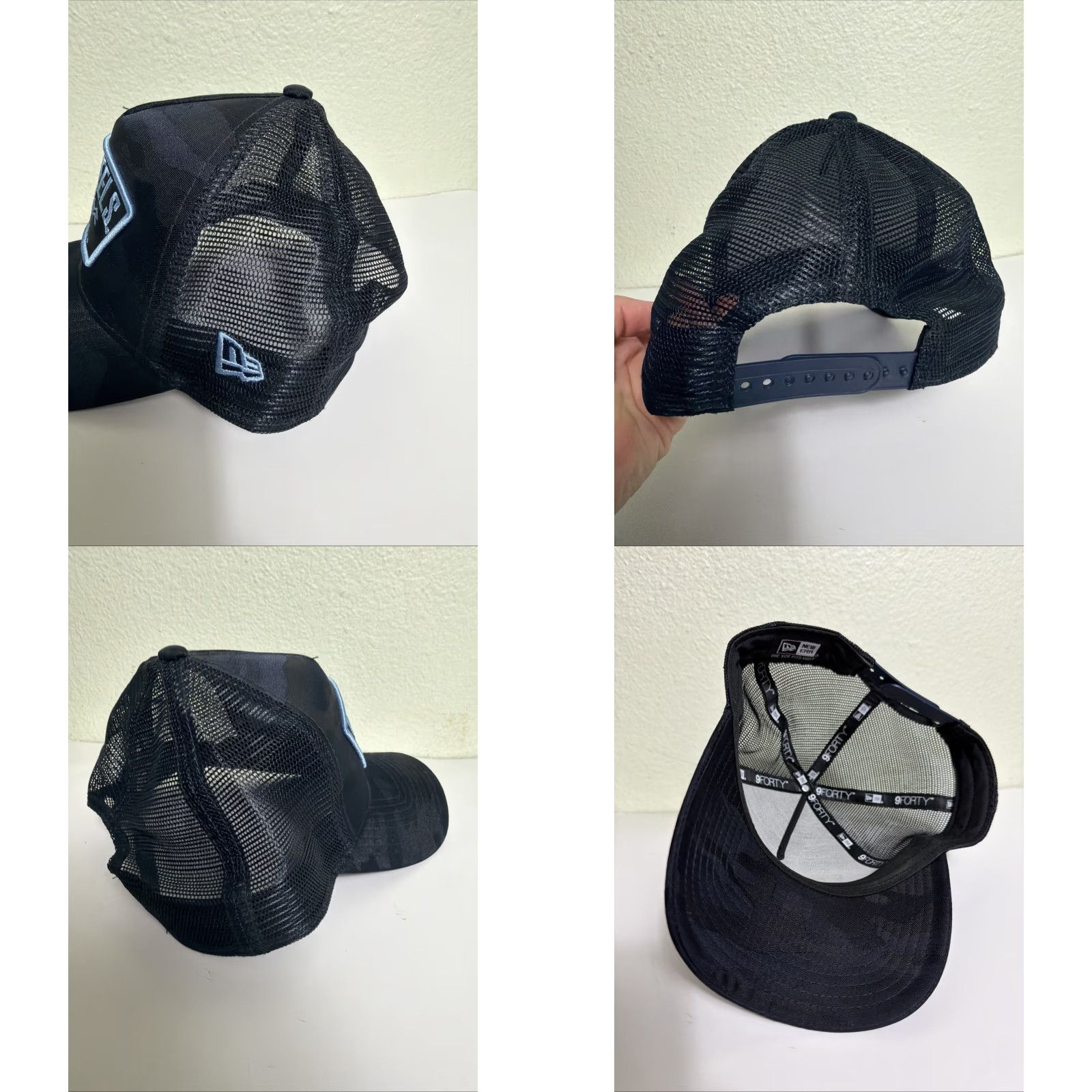 New Era New Era 9forty Tar Heels Trucker Hat Navy Camo Adjustable Men One Size Multicolor North Carolina Mens Hats Size ONE SIZE - 8 Thumbnail
