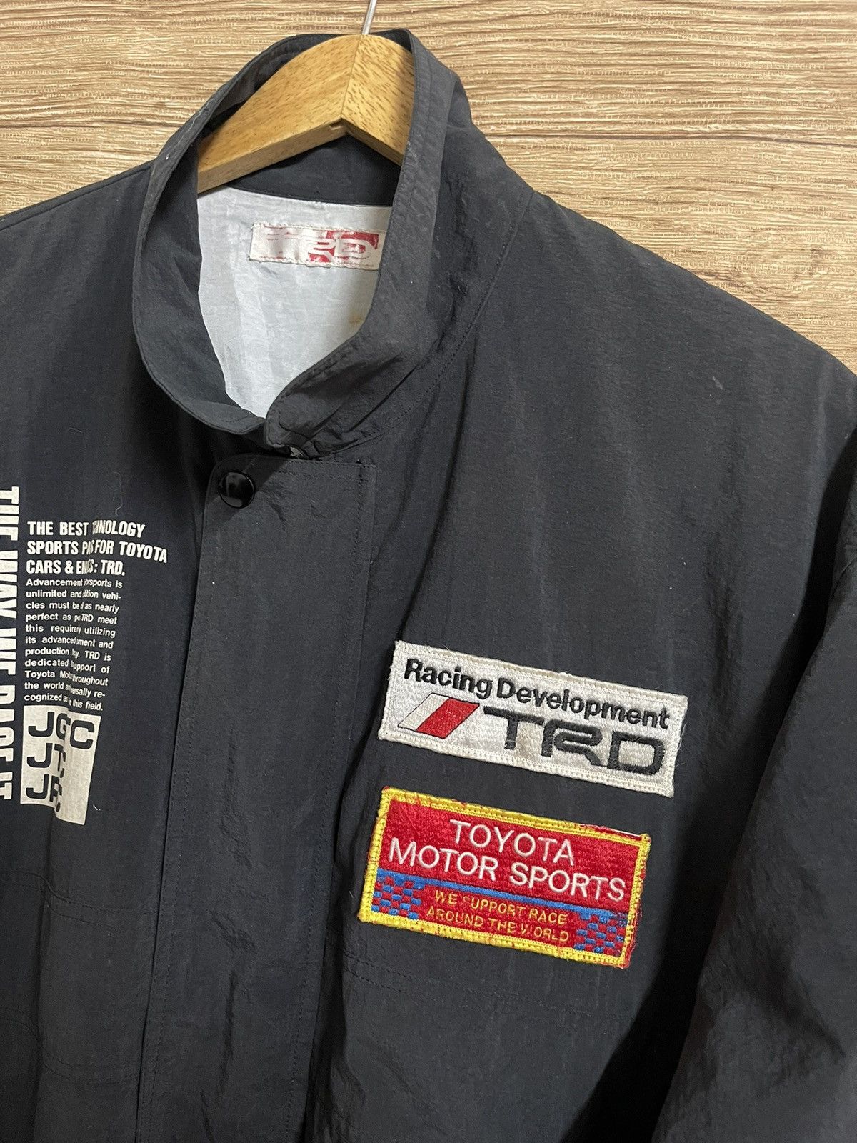 Japanese Brand × Vintage Vintage Toyota Jacket TRD Tom’s JDM Podium Nismo Honda MMC Size US L / EU 52-54 / 3 - 3 Thumbnail